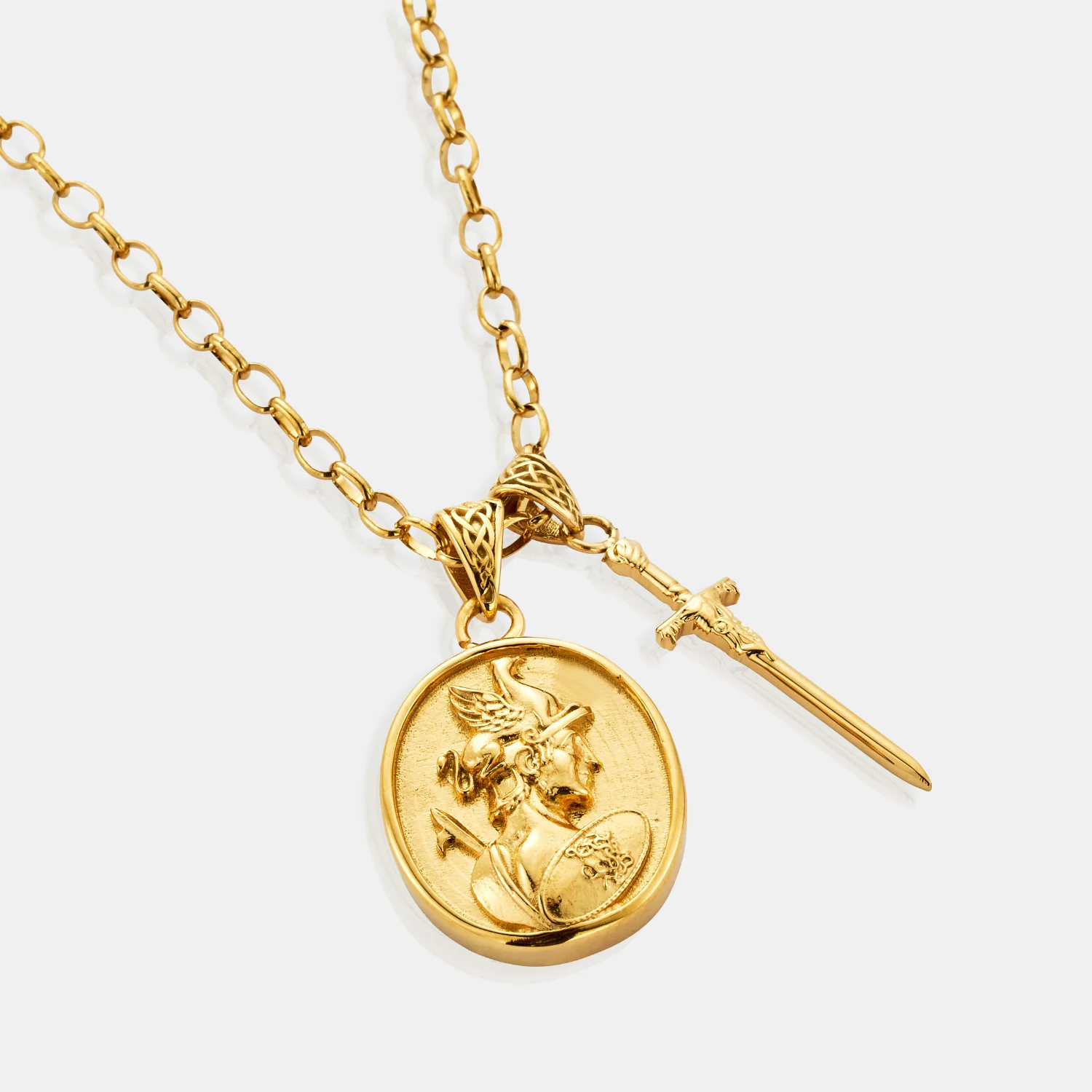 Achilles Pendant (Gold) - Image 4