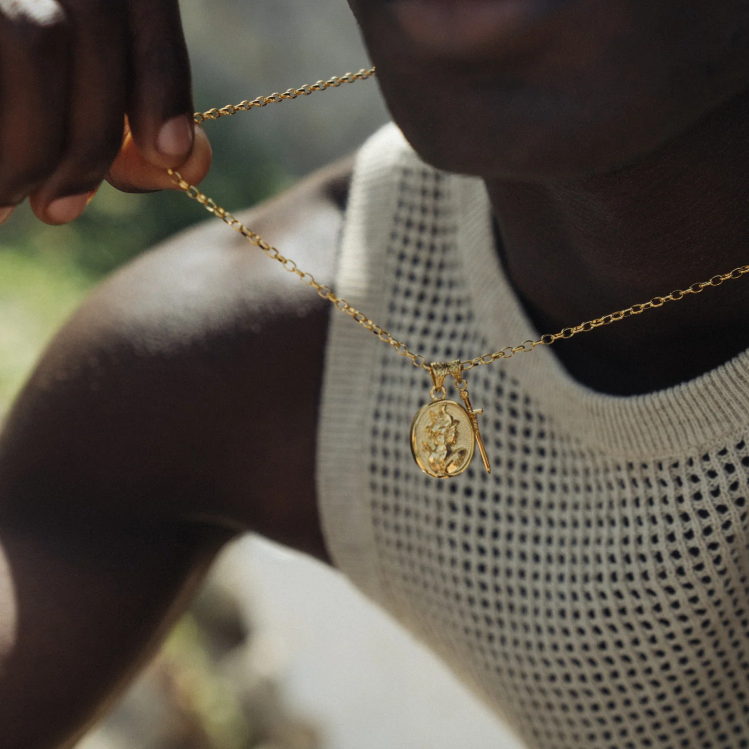 Achilles Pendant (Gold) - Image 5