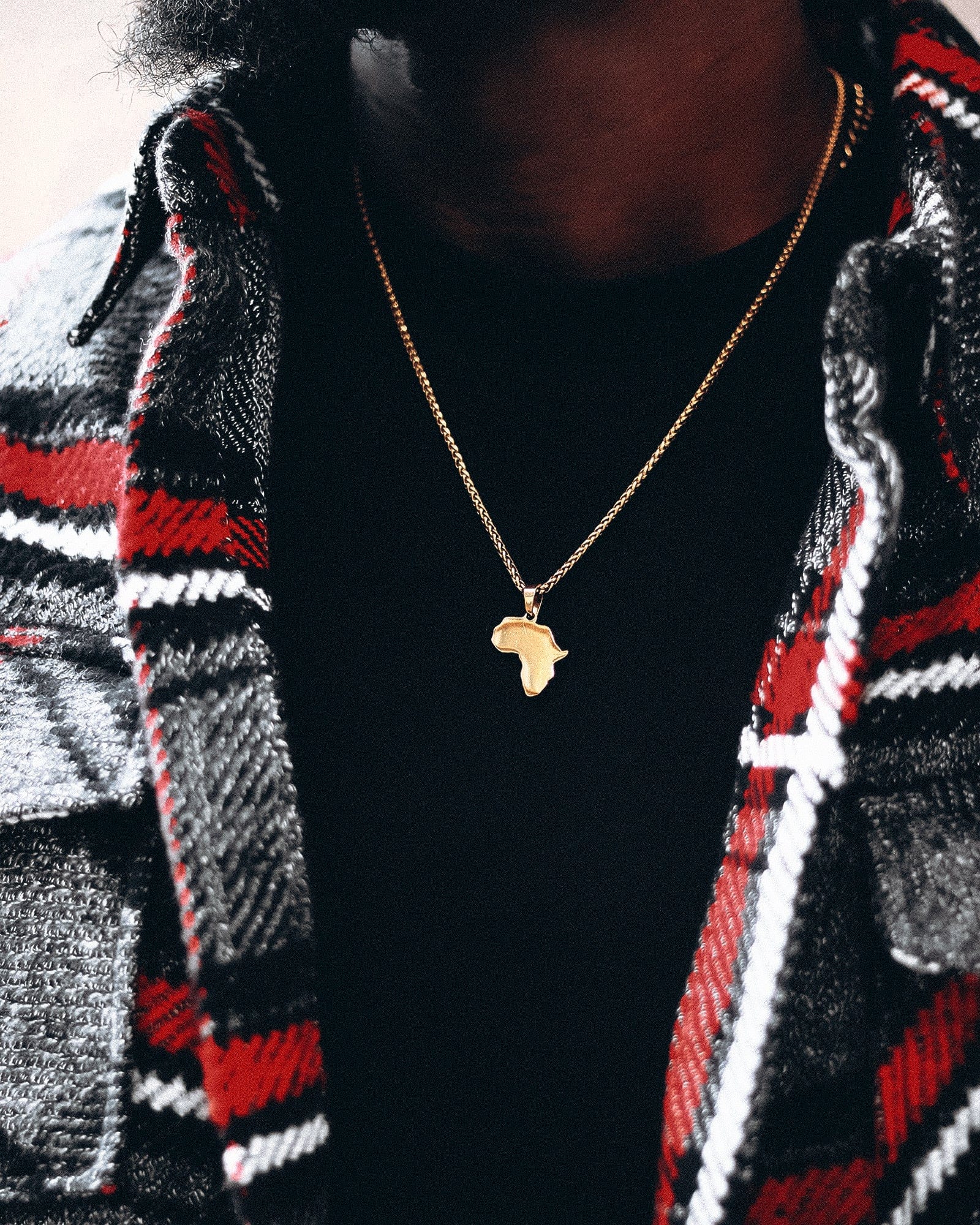 Africa Pendant (Gold) - Image 2