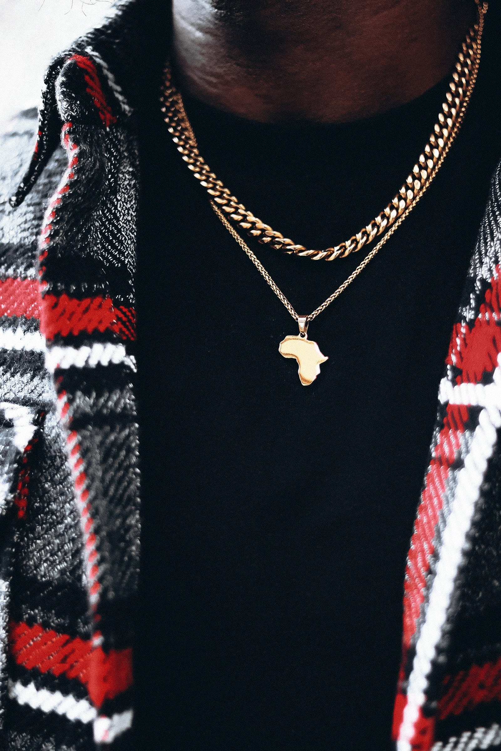 Africa Pendant (Gold) - Image 5