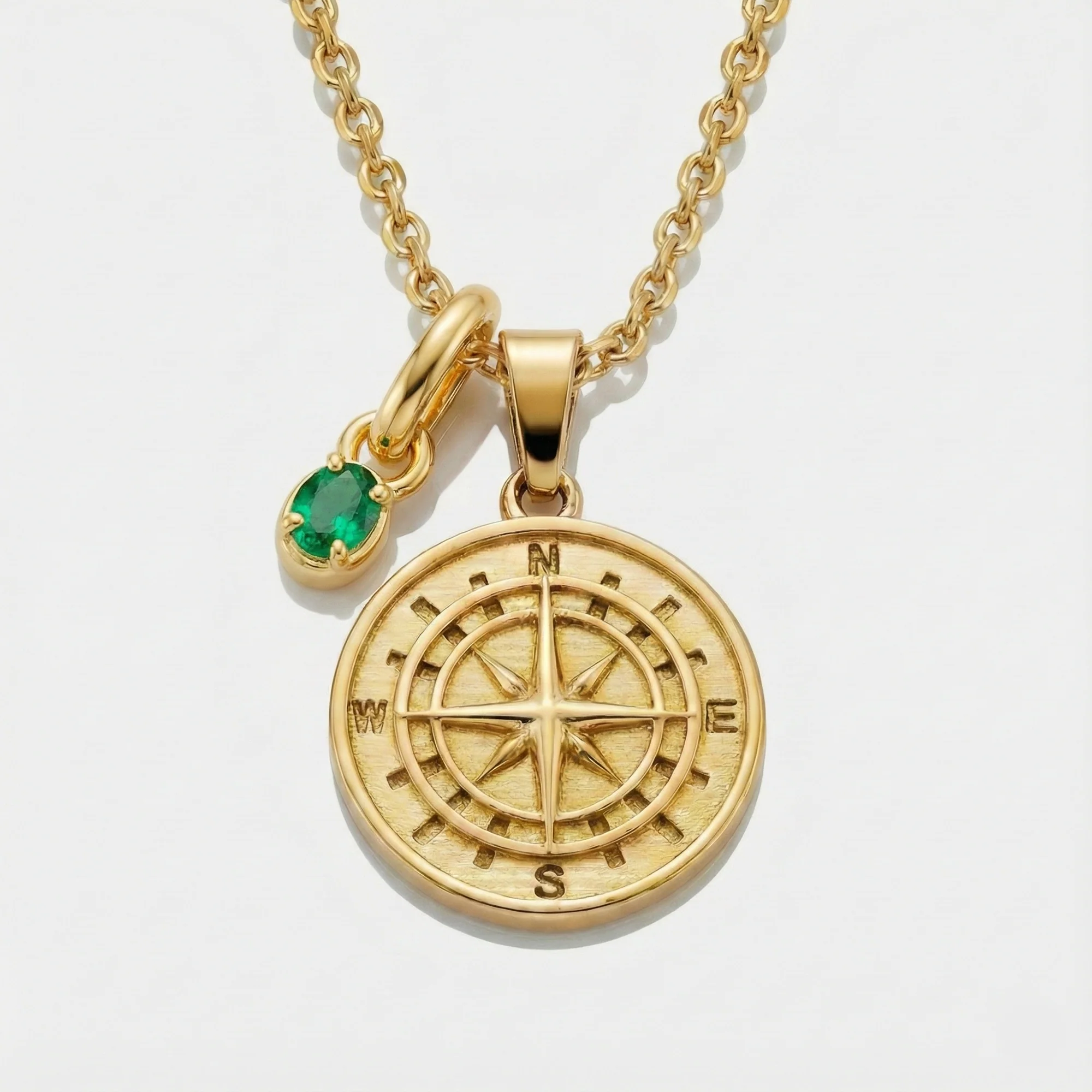 Build Your Own Pendant (Gold) | Emerald Stone - Image 16