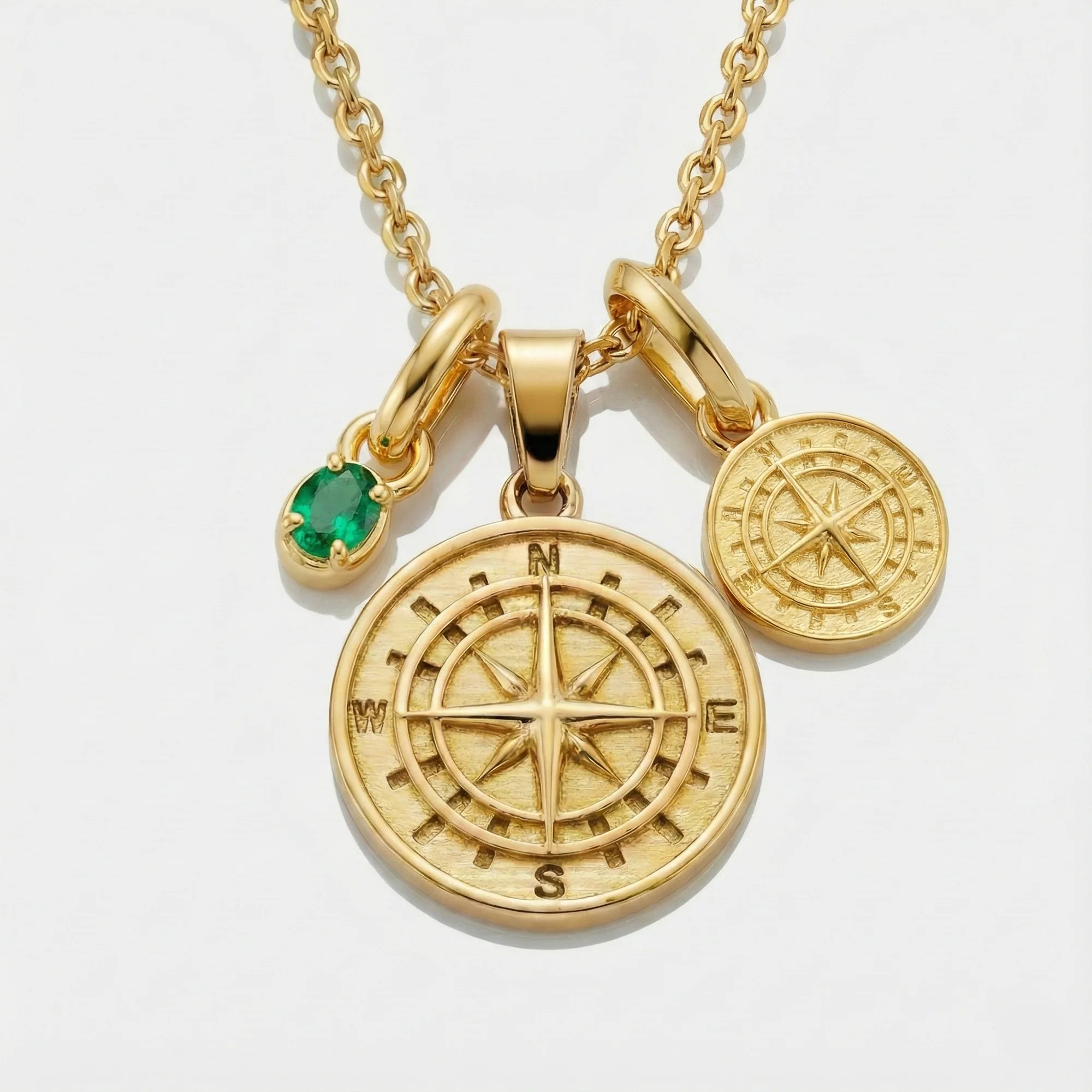 Build Your Own Pendant (Gold) | Emerald Stone - Image 20