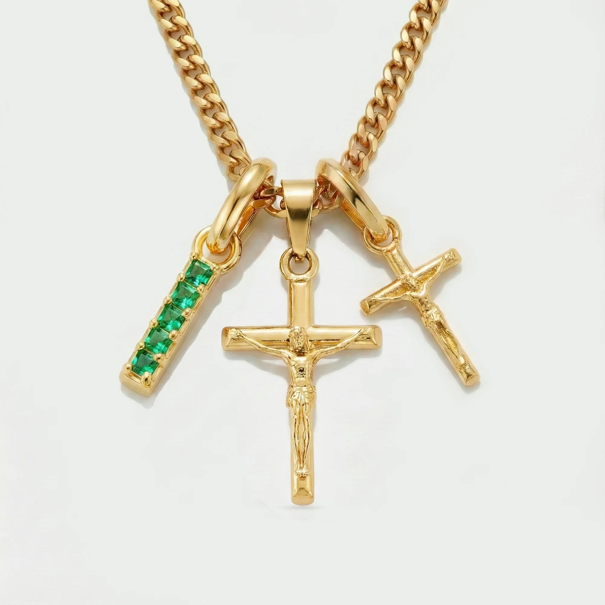 Build Your Own Pendant (Gold) | Emerald Stone - Image 23
