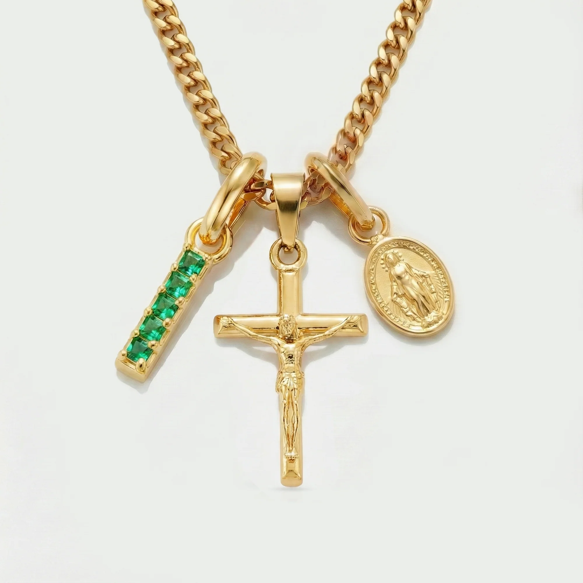 Build Your Own Pendant (Gold) | Emerald Stone - Image 25