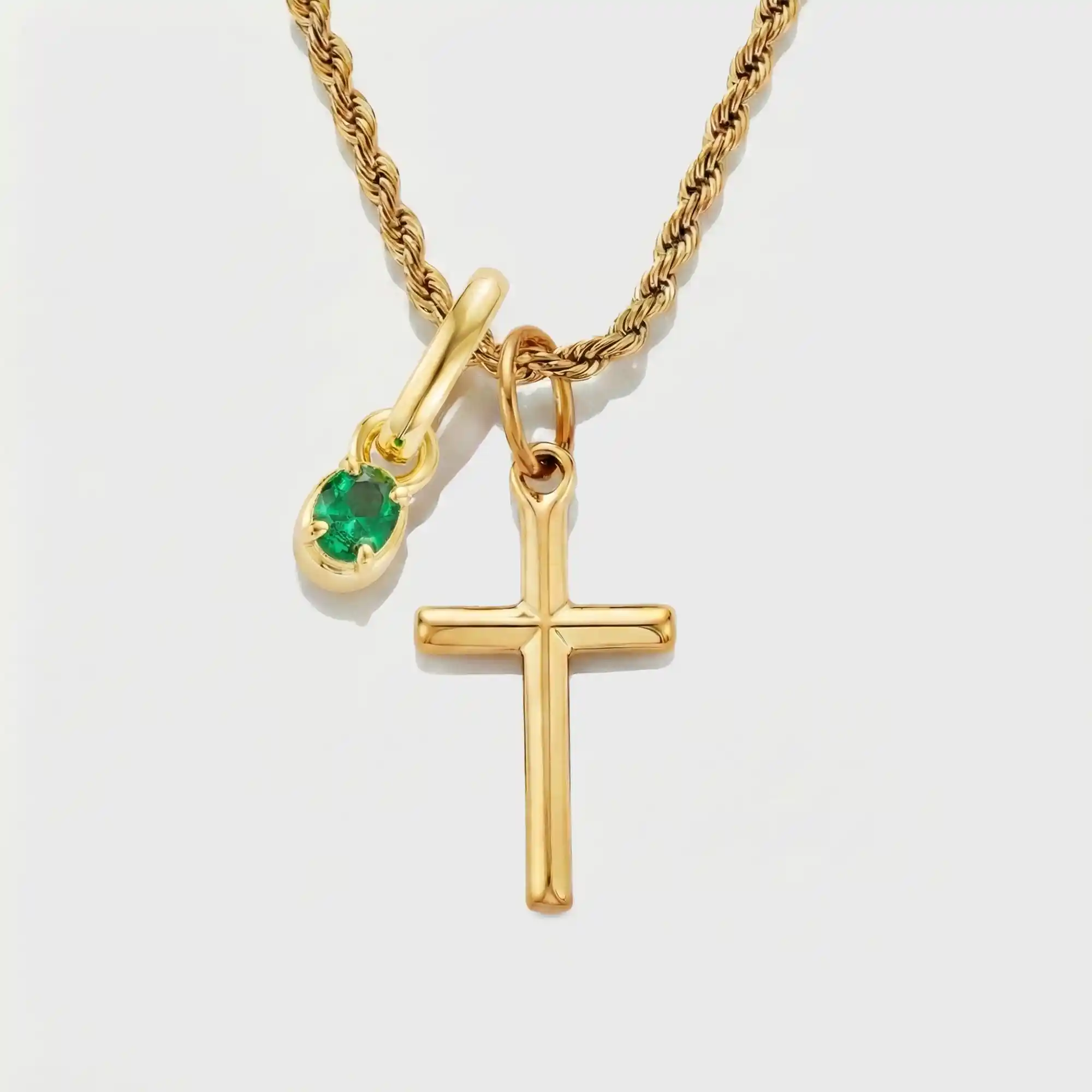 Build Your Own Pendant (Gold) | Emerald Stone - Image 51