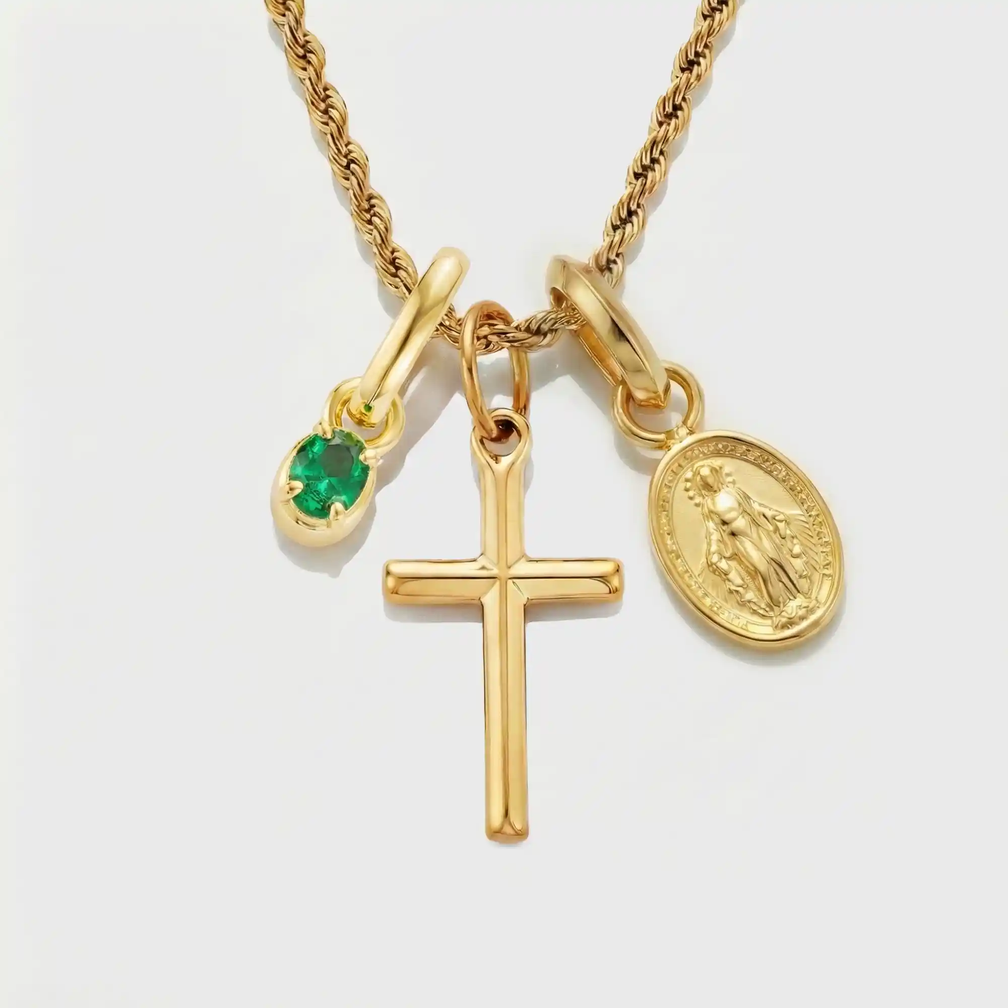 Build Your Own Pendant (Gold) | Emerald Stone - Image 54