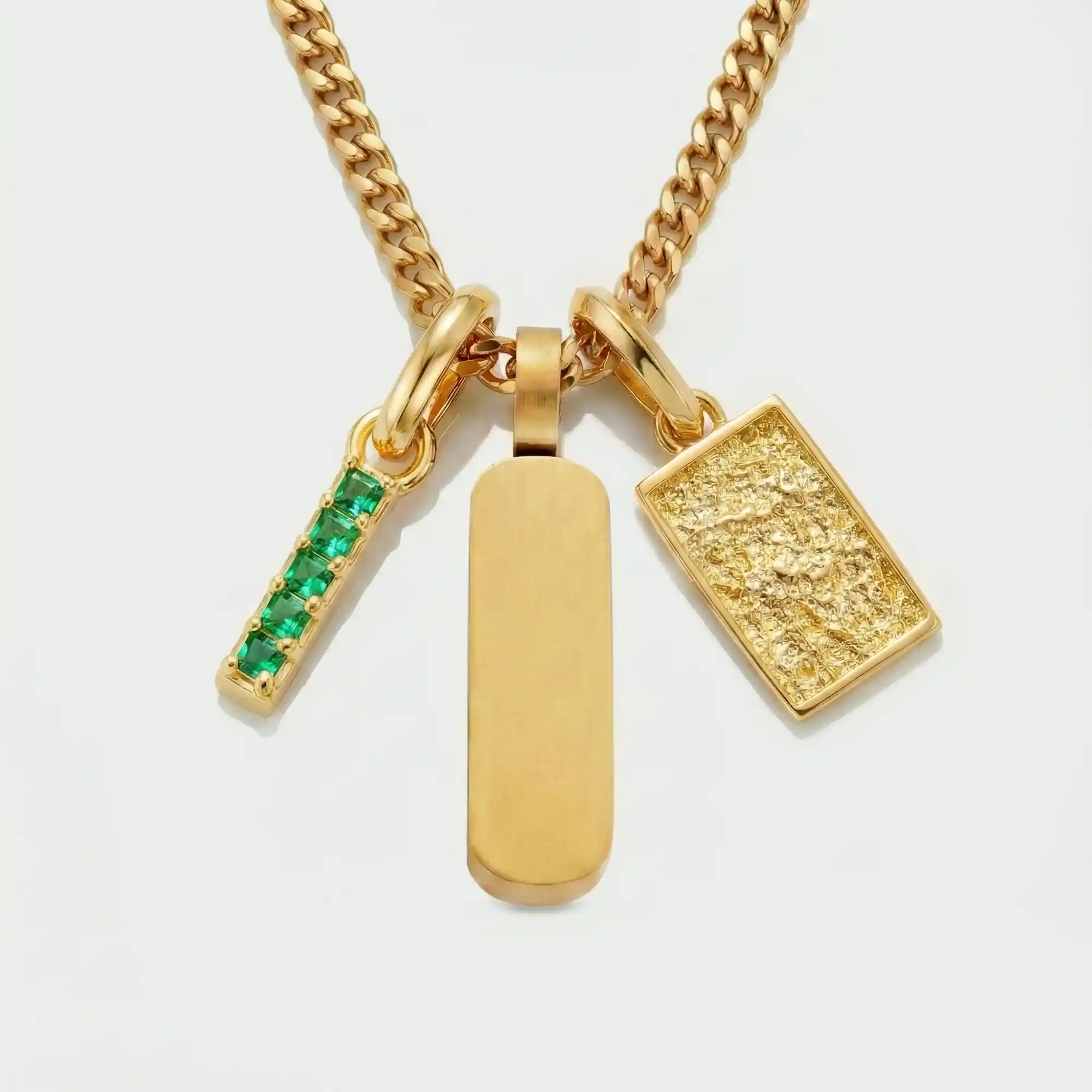 Build Your Own Pendant (Gold) | Emerald Stone - Image 59