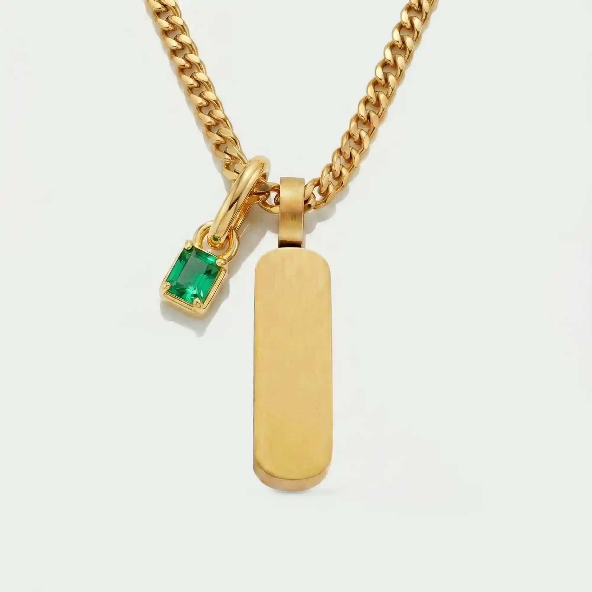Build Your Own Pendant (Gold) | Emerald Stone - Image 63
