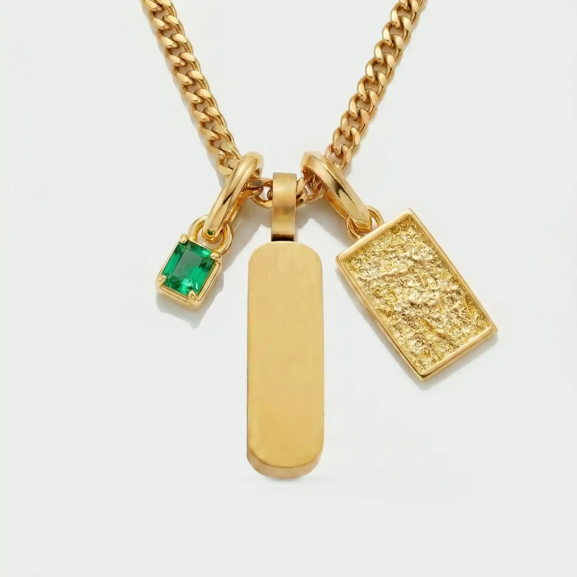 Build Your Own Pendant (Gold) | Emerald Stone - Image 65
