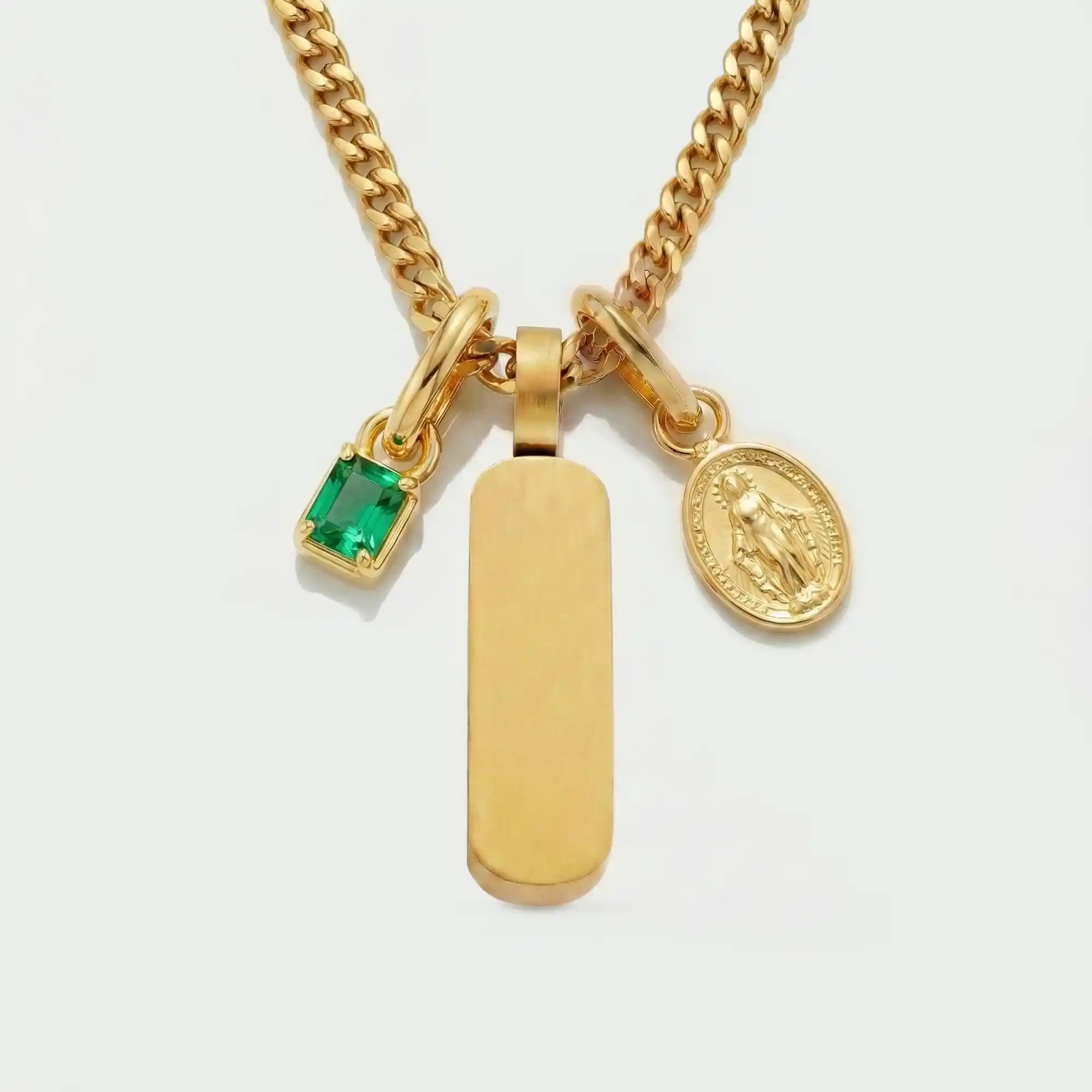 Build Your Own Pendant (Gold) | Emerald Stone - Image 66