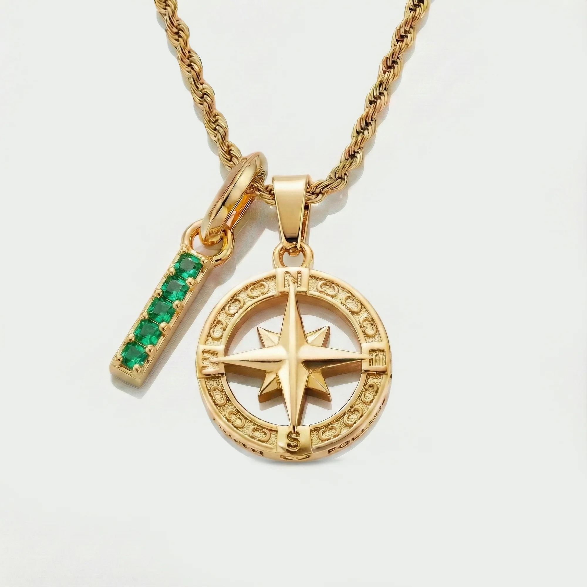 Build Your Own Pendant (Gold) | Emerald Stone - Image 75