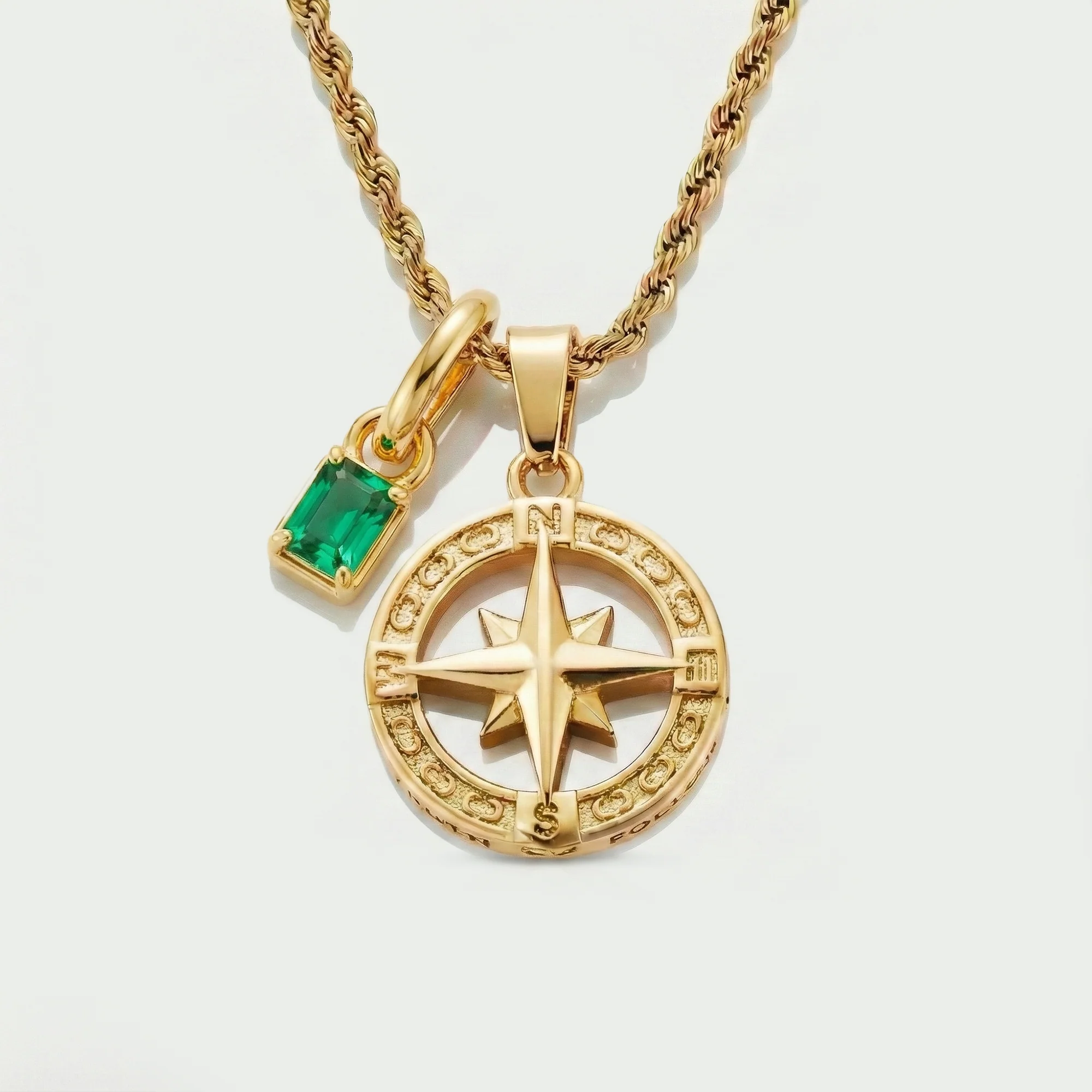 Build Your Own Pendant (Gold) | Emerald Stone - Image 80