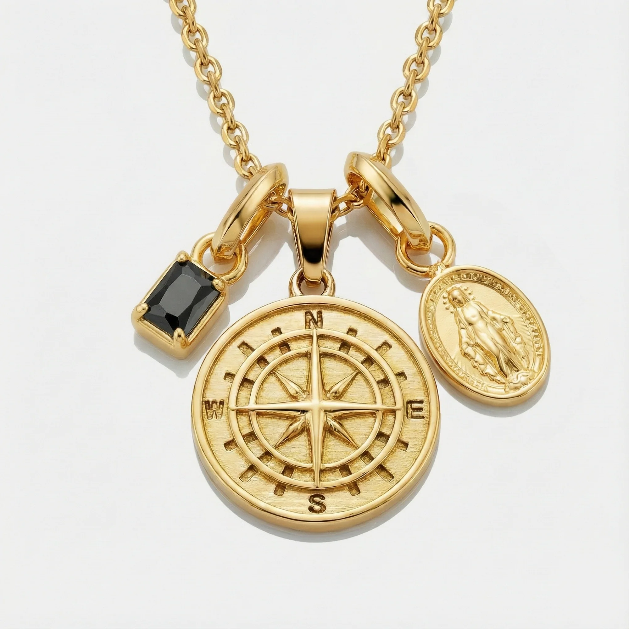 Build Your Own Pendant (Gold) | Onyx Stone - Image 11