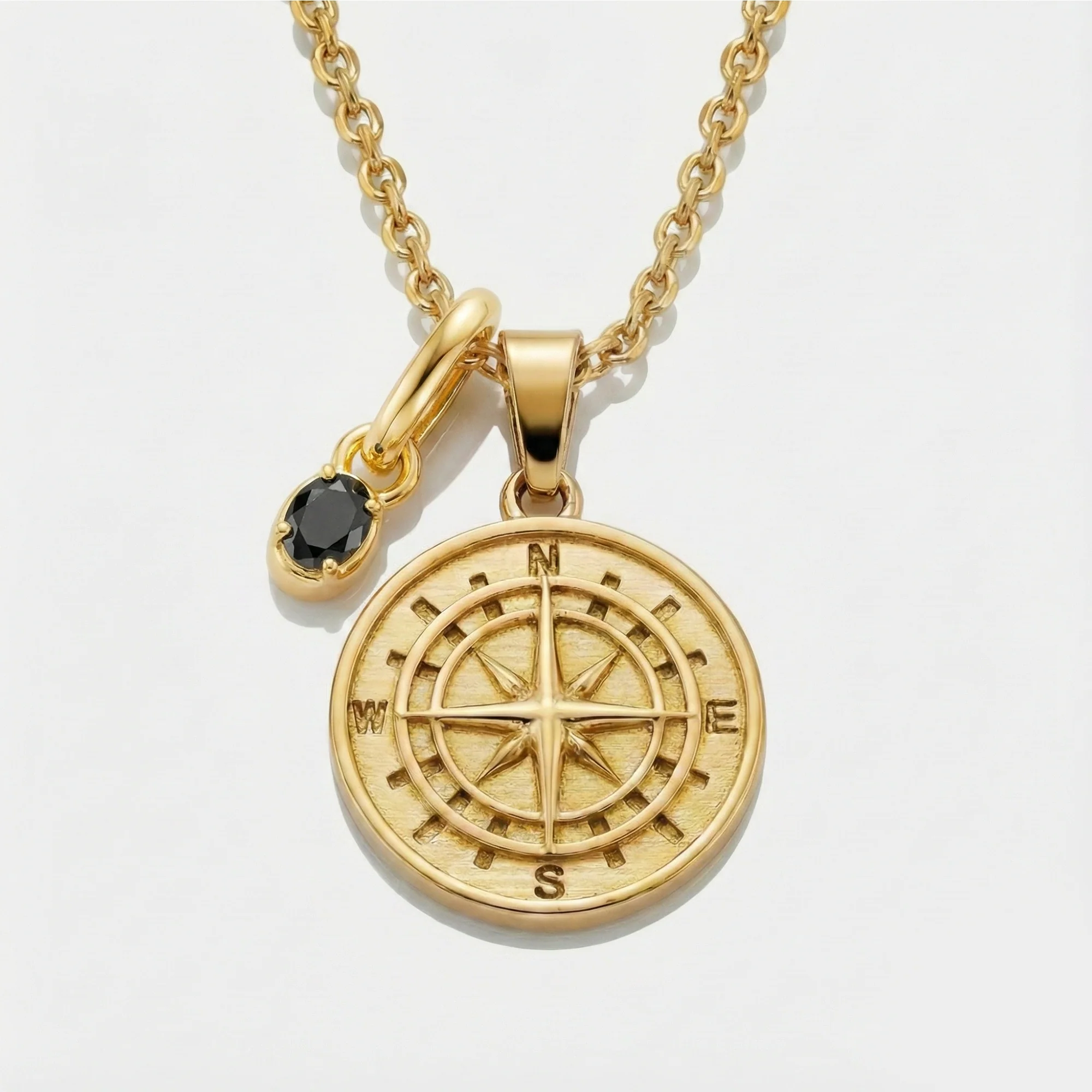 Build Your Own Pendant (Gold) | Onyx Stone - Image 14