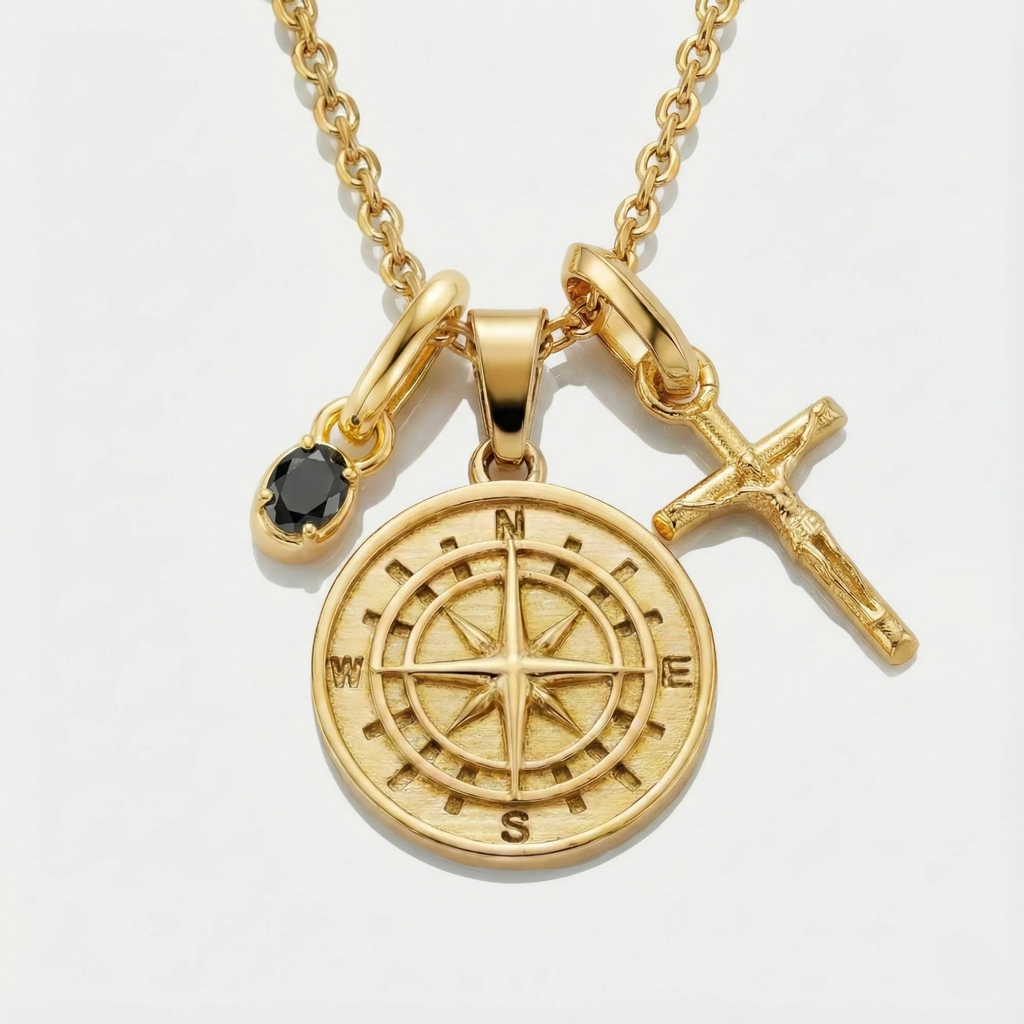 Build Your Own Pendant (Gold) | Onyx Stone - Image 15