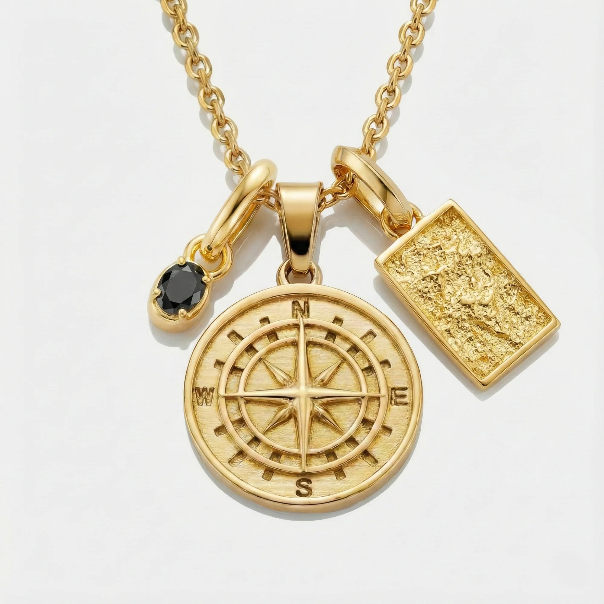 Build Your Own Pendant (Gold) | Onyx Stone - Image 16