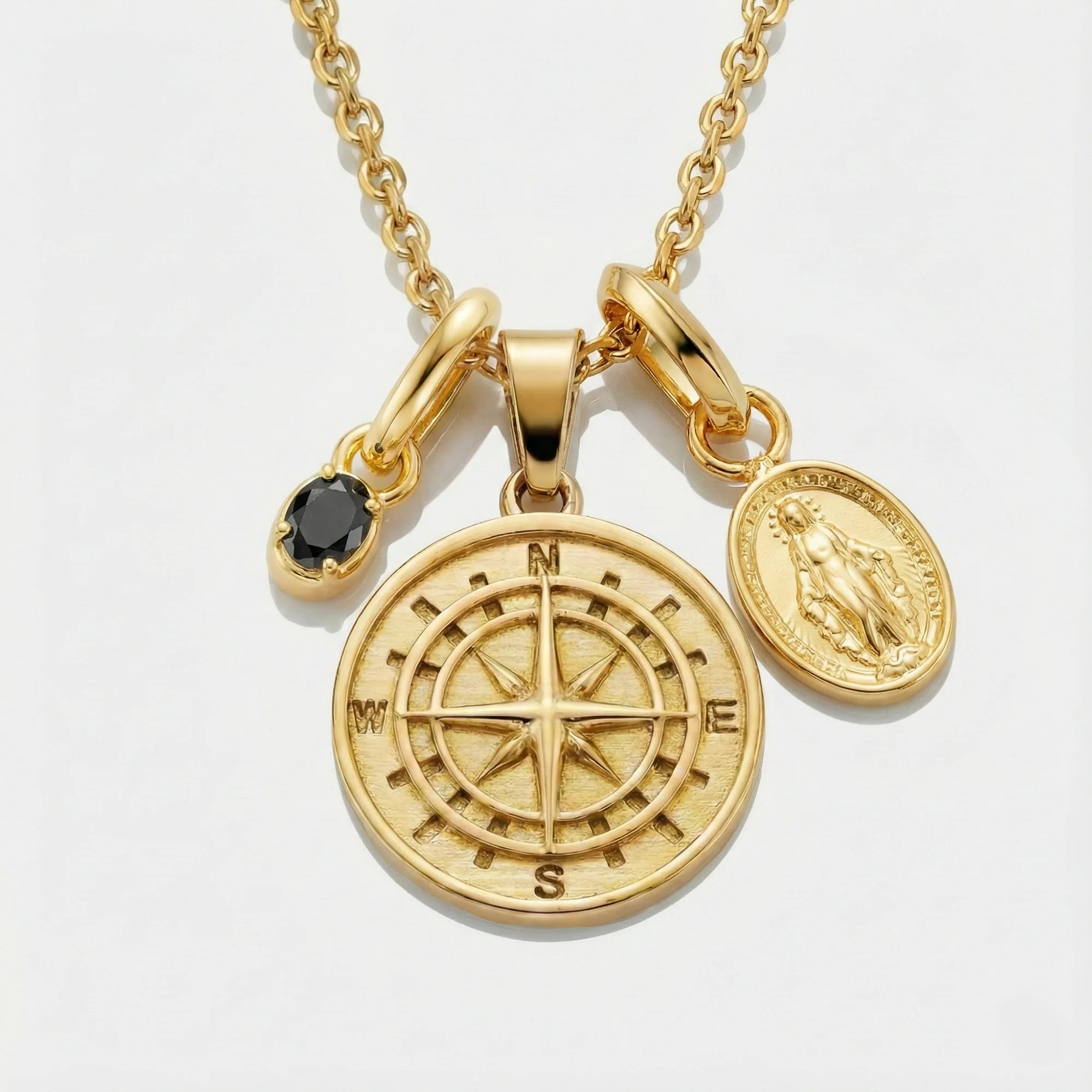 Build Your Own Pendant (Gold) | Onyx Stone - Image 17
