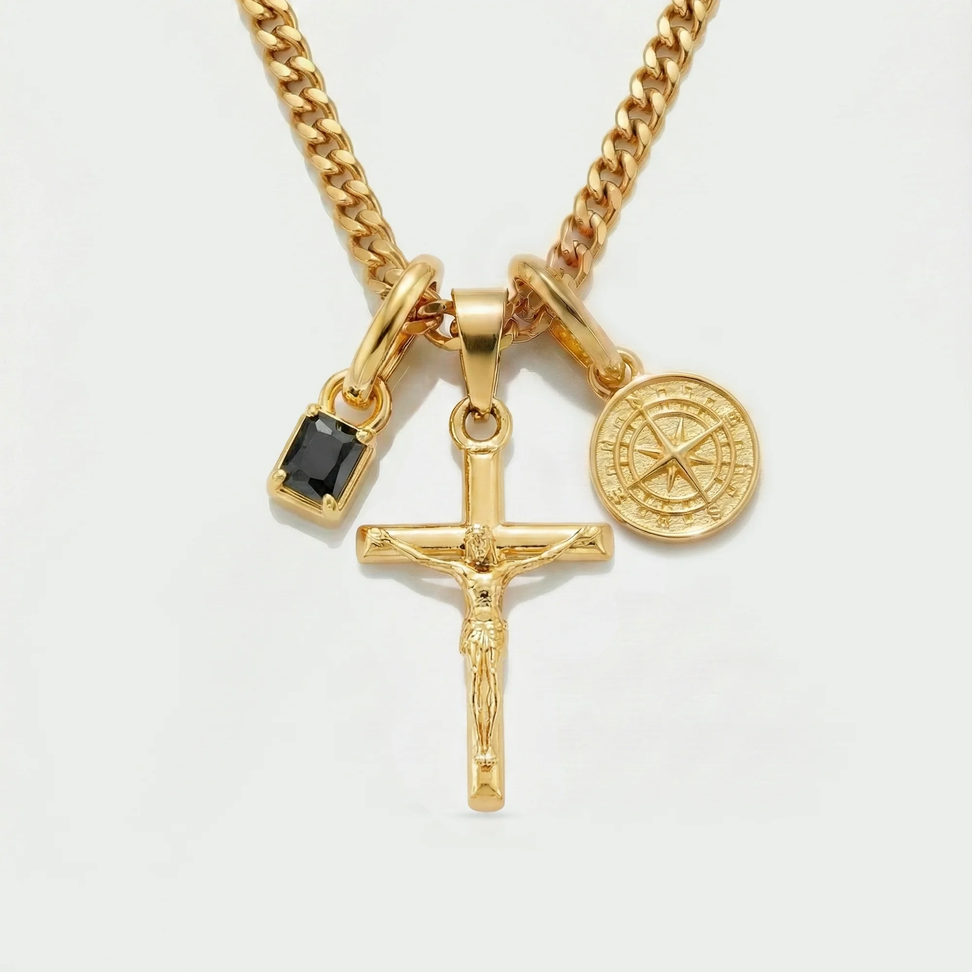 Build Your Own Pendant (Gold) | Onyx Stone - Image 29