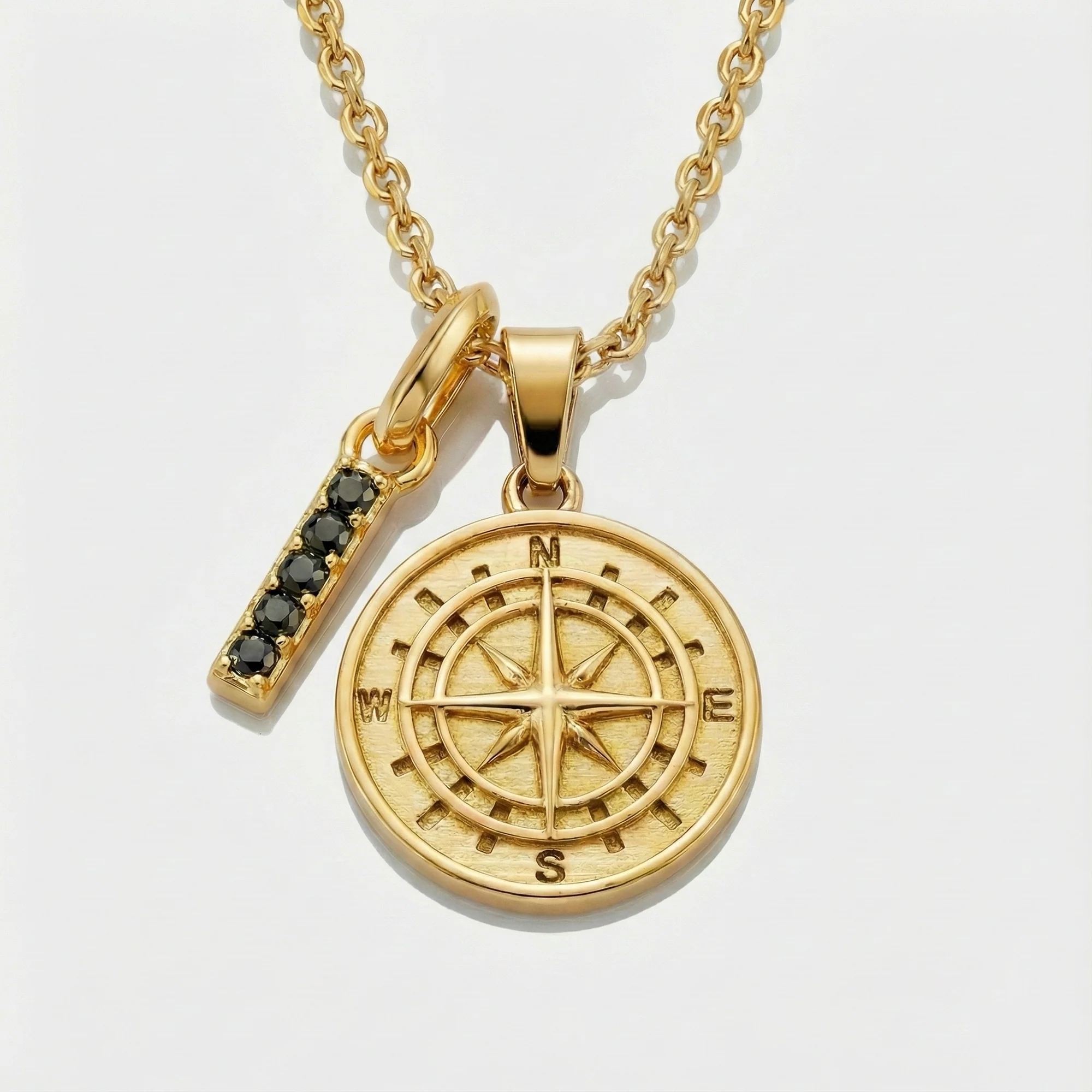 Build Your Own Pendant (Gold) | Onyx Stone - Image 3