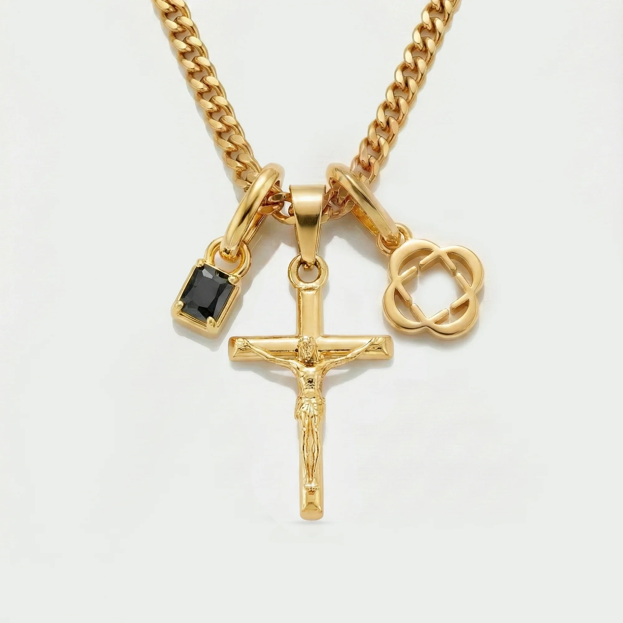 Build Your Own Pendant (Gold) | Onyx Stone - Image 30