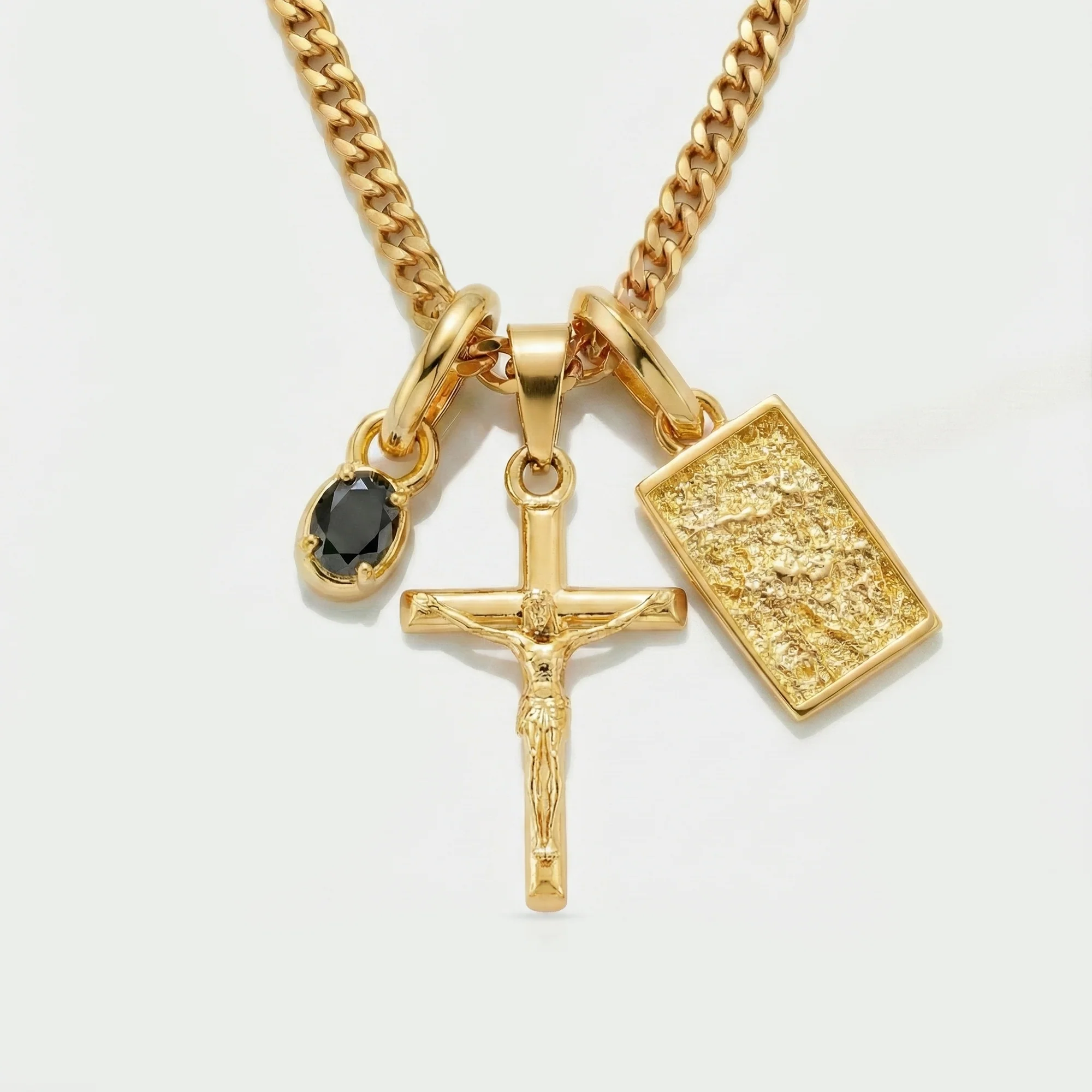 Build Your Own Pendant (Gold) | Onyx Stone - Image 33