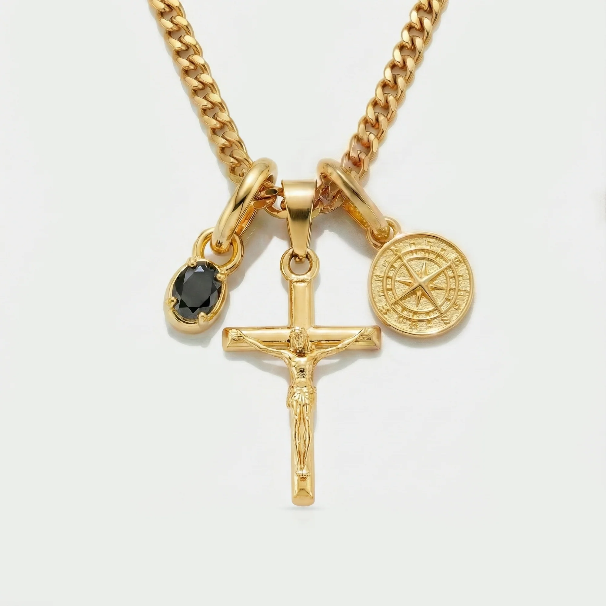 Build Your Own Pendant (Gold) | Onyx Stone - Image 35