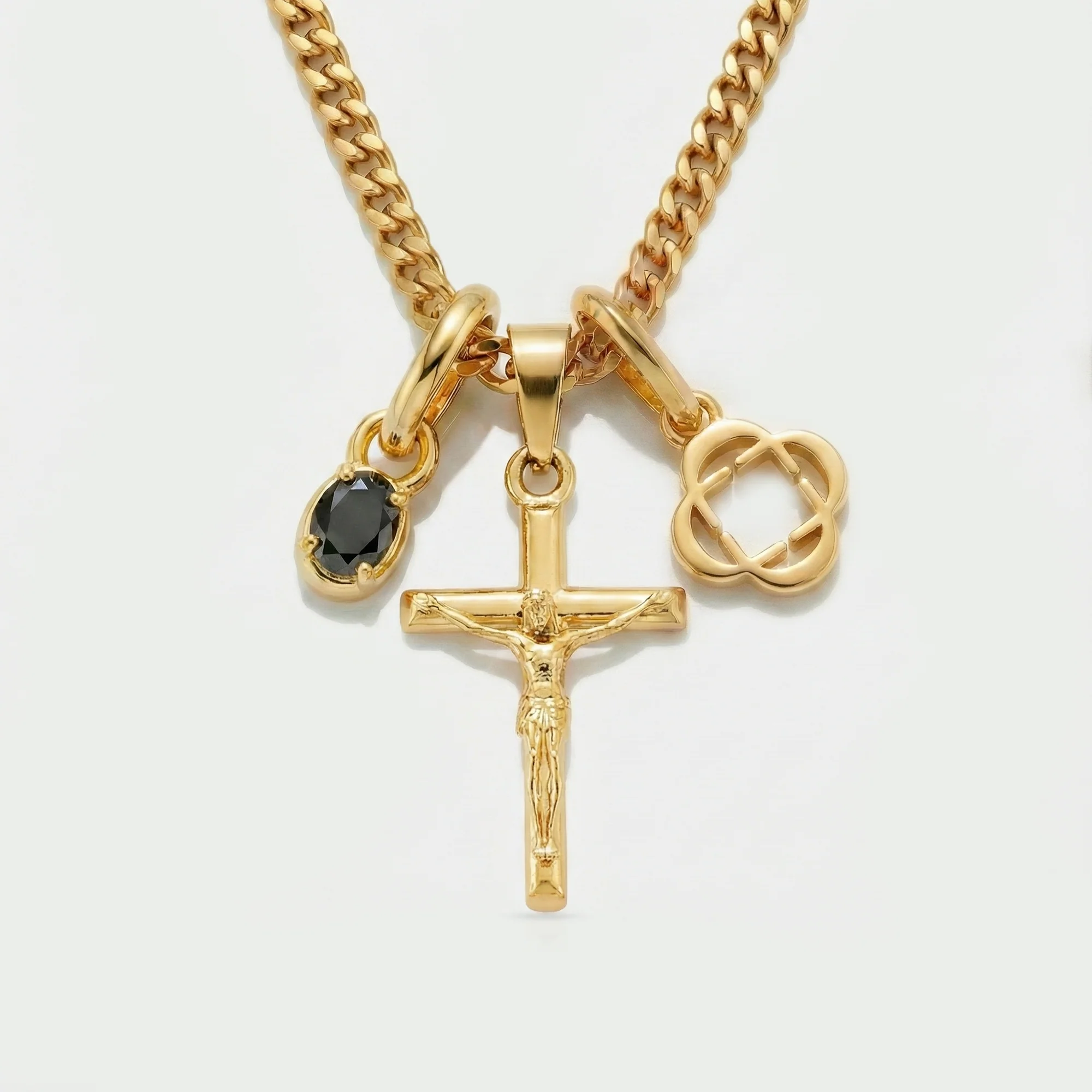 Build Your Own Pendant (Gold) | Onyx Stone - Image 36