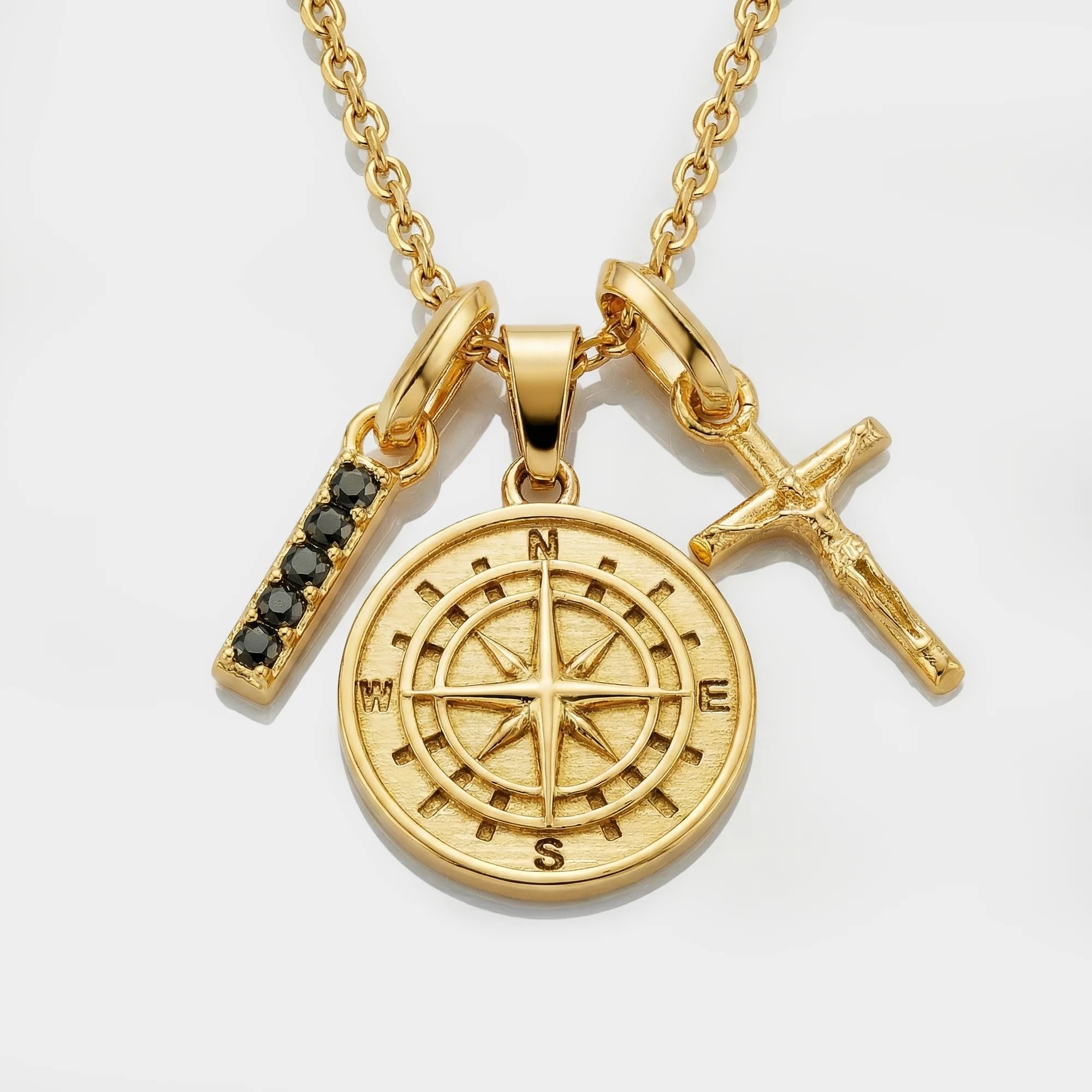 Build Your Own Pendant (Gold) | Onyx Stone - Image 4