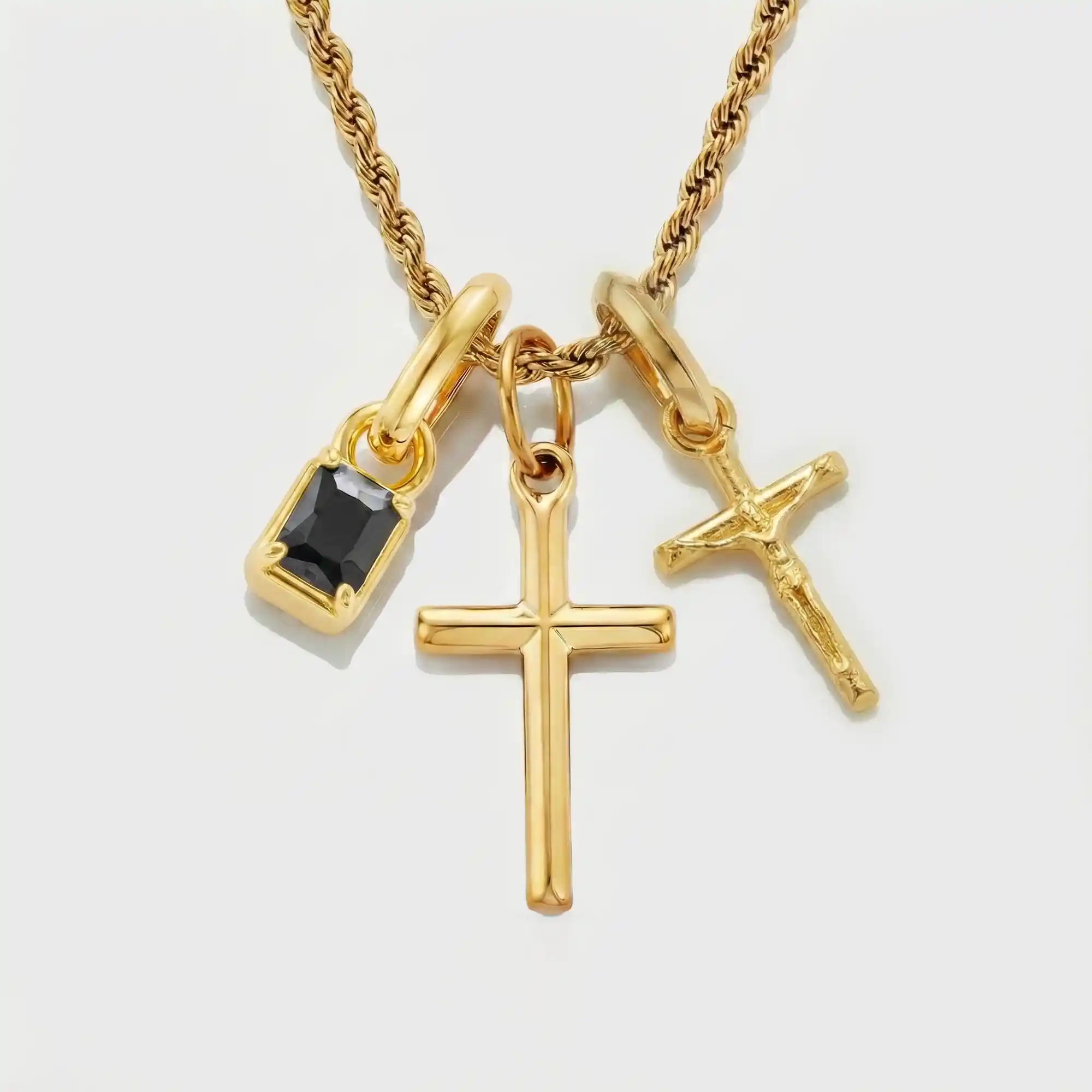 Build Your Own Pendant (Gold) | Onyx Stone - Image 44