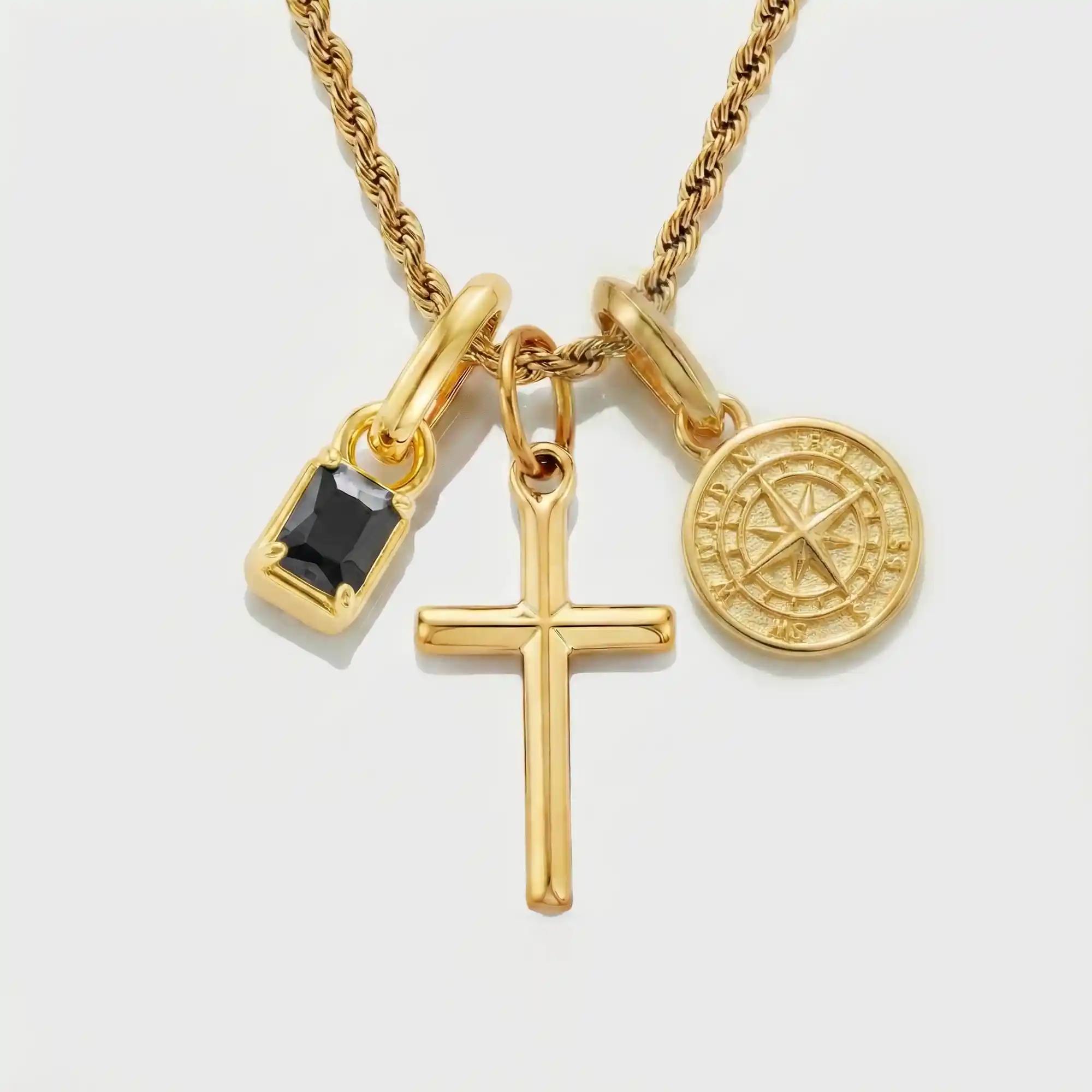 Build Your Own Pendant (Gold) | Onyx Stone - Image 47