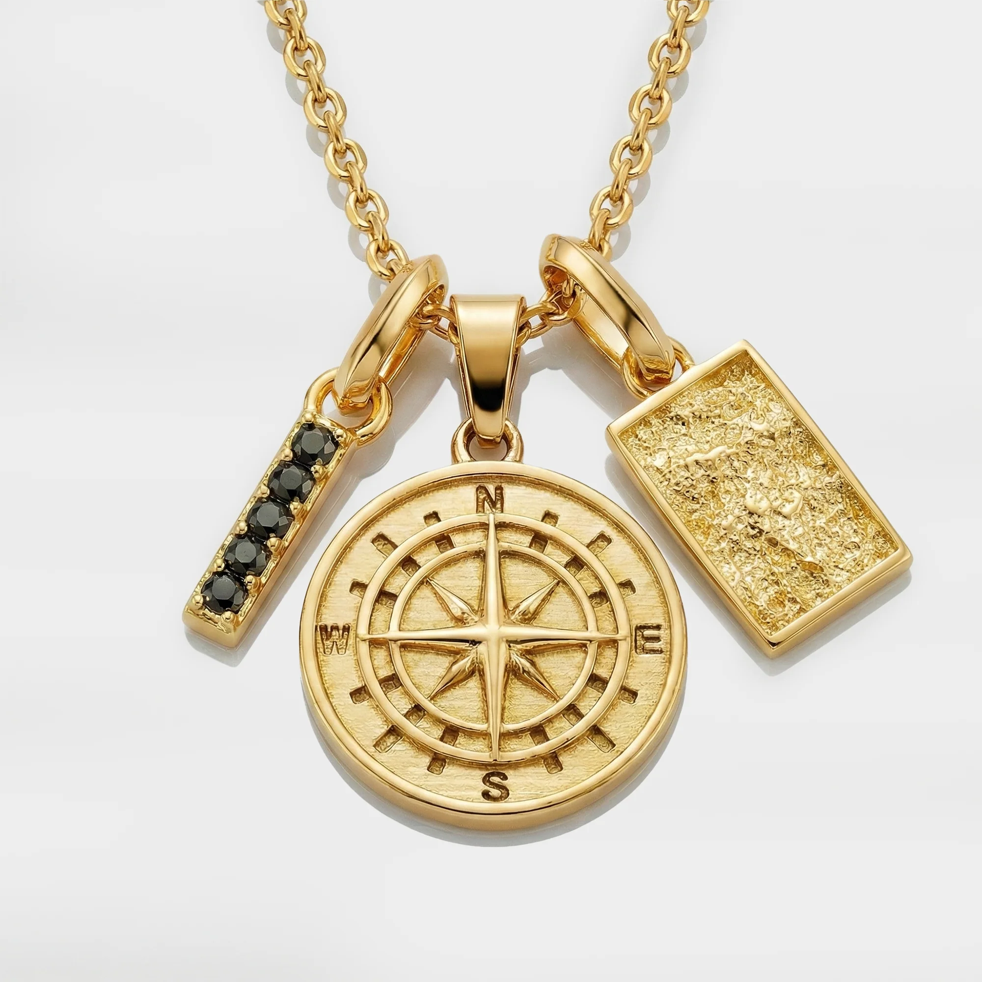 Build Your Own Pendant (Gold) | Onyx Stone - Image 5