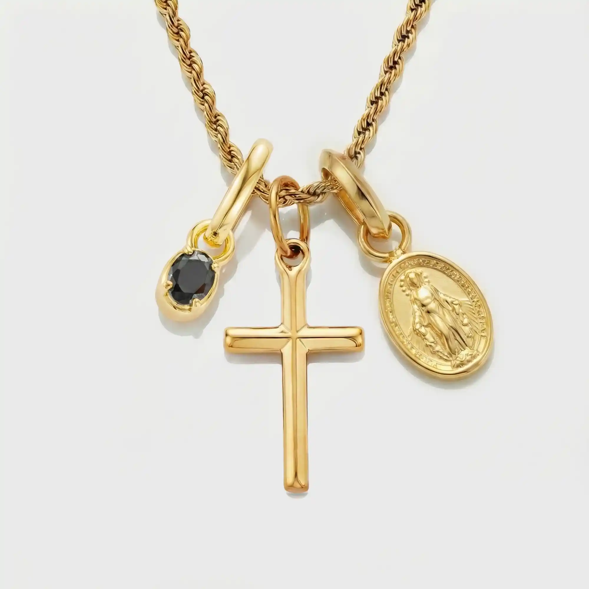 Build Your Own Pendant (Gold) | Onyx Stone - Image 52