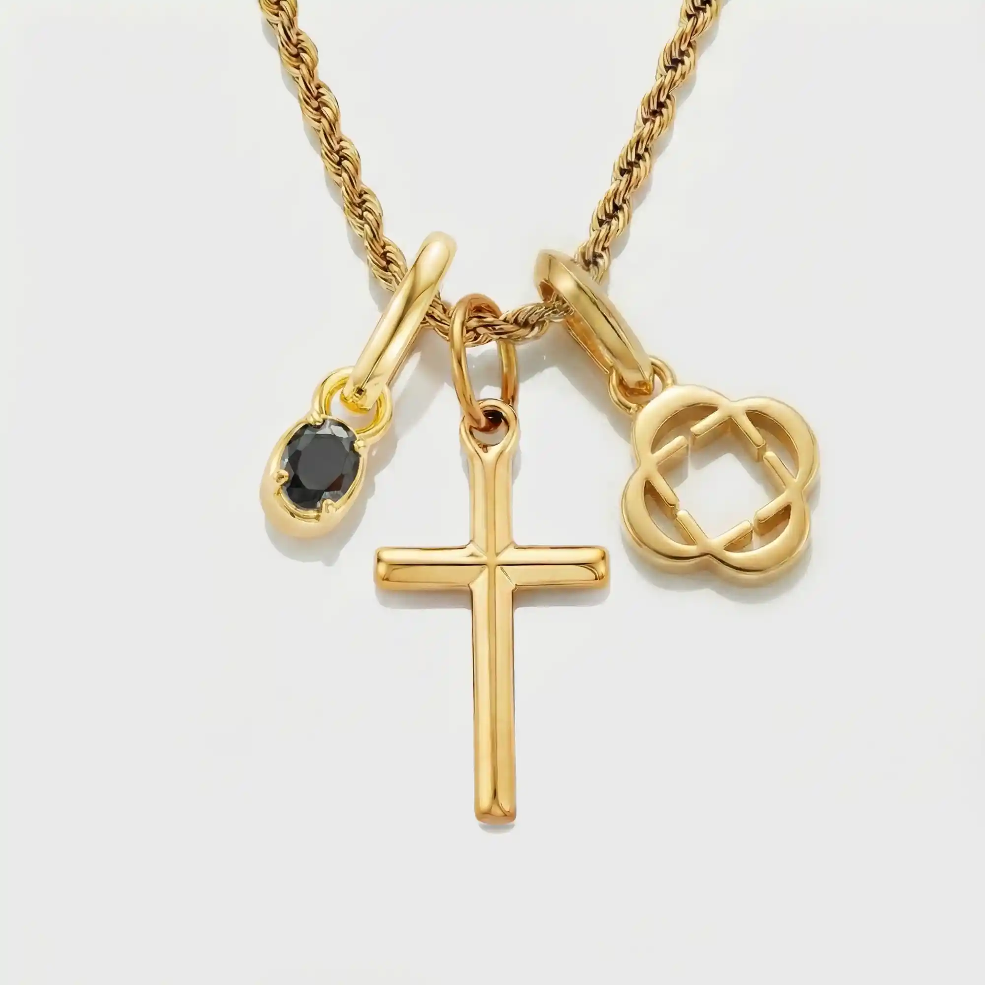 Build Your Own Pendant (Gold) | Onyx Stone - Image 54