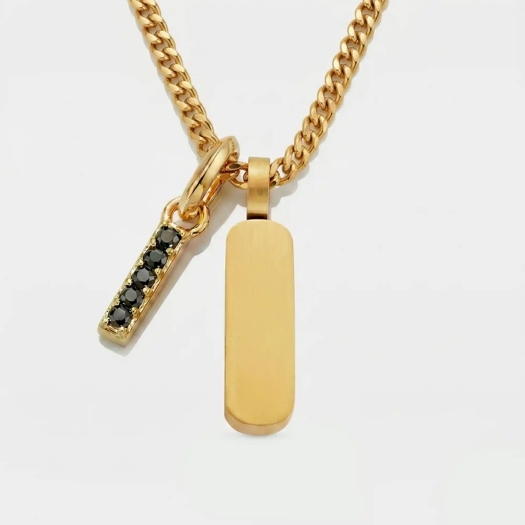 Build Your Own Pendant (Gold) | Onyx Stone - Image 55