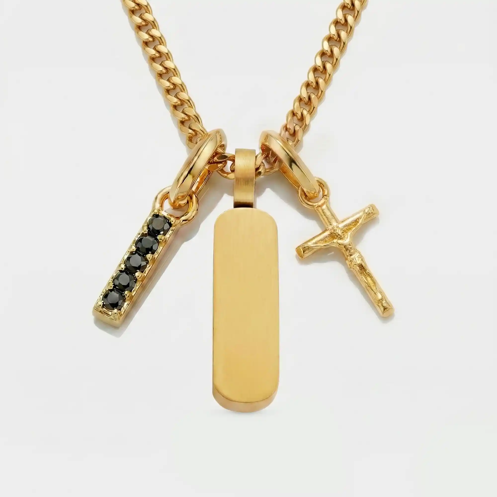Build Your Own Pendant (Gold) | Onyx Stone - Image 56