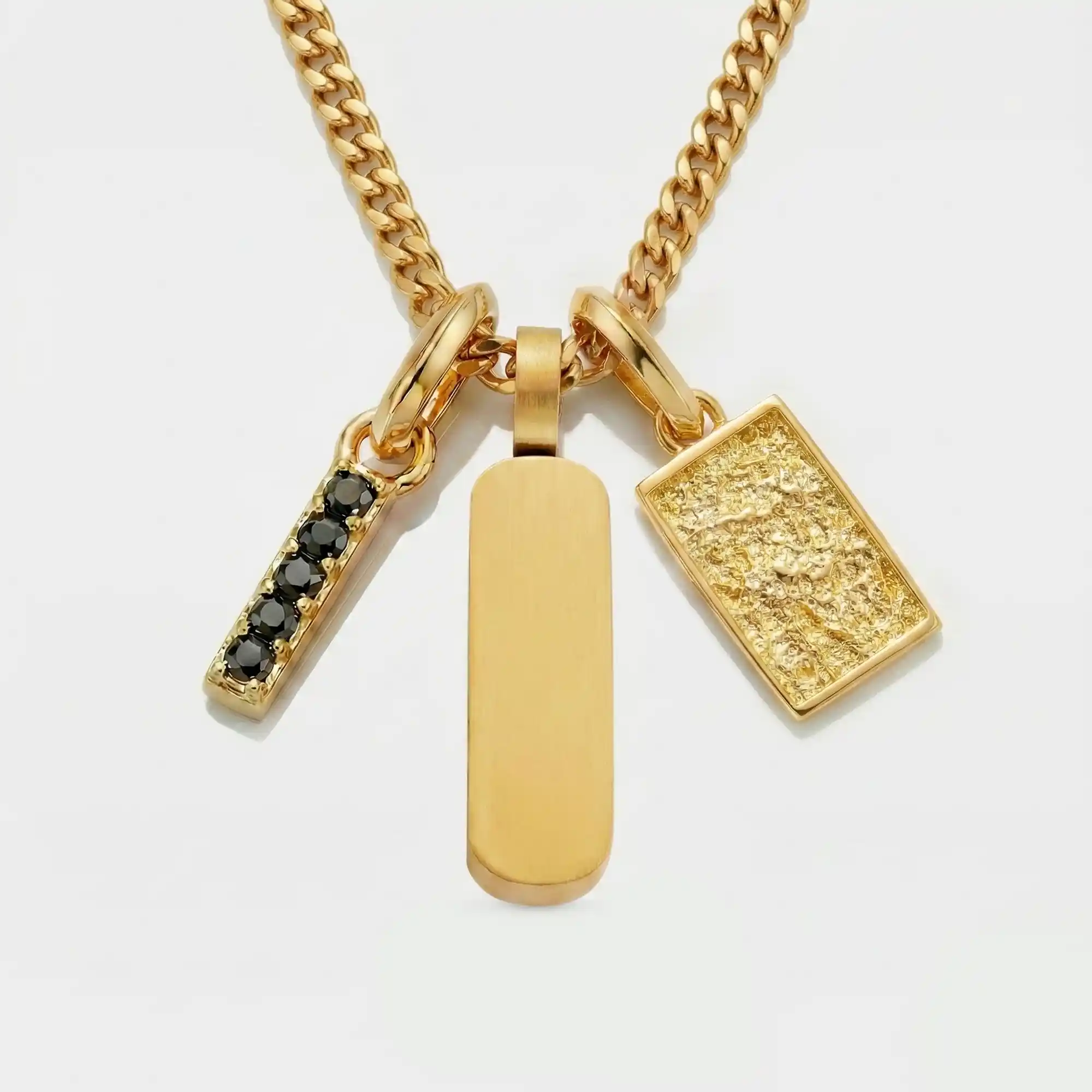 Build Your Own Pendant (Gold) | Onyx Stone - Image 57