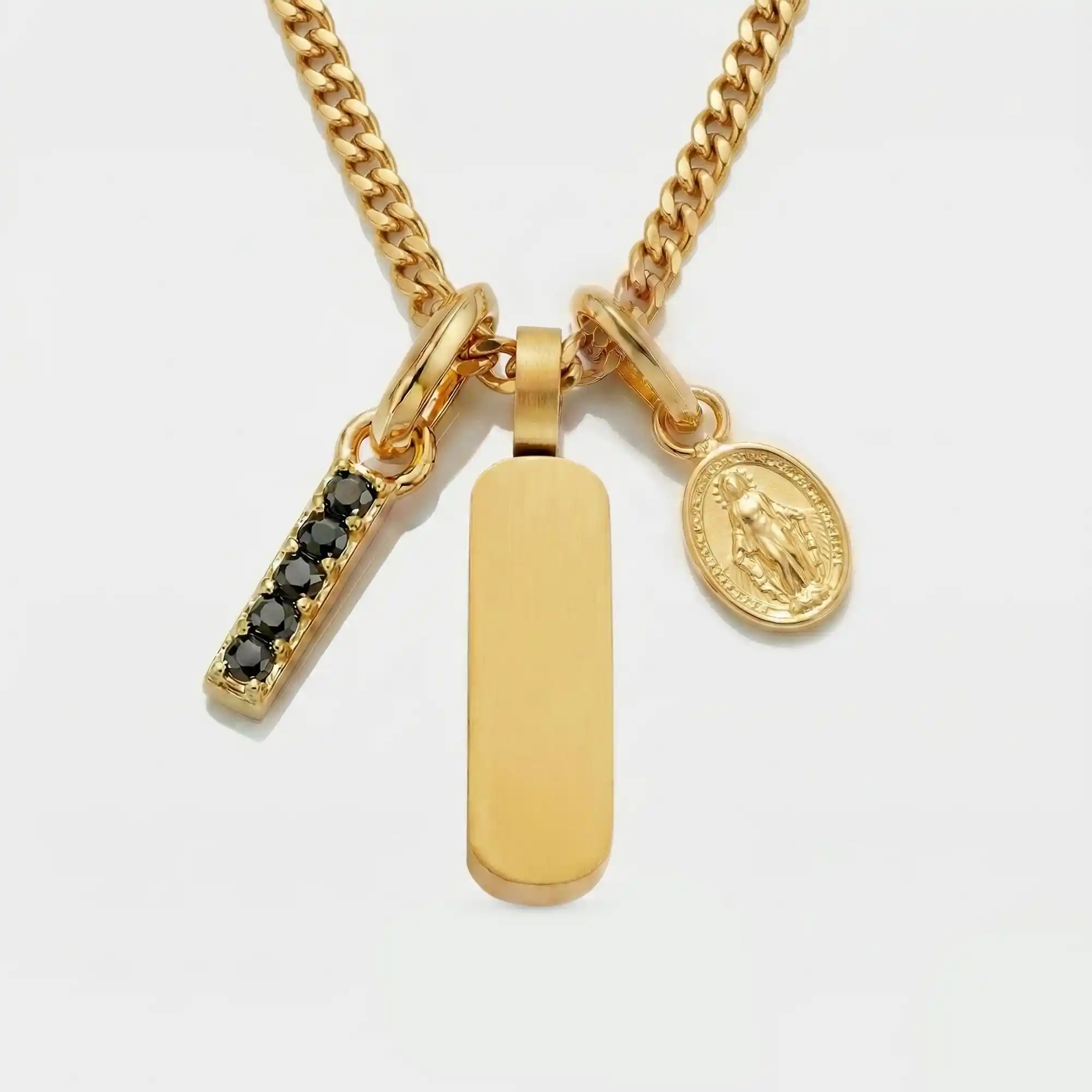 Build Your Own Pendant (Gold) | Onyx Stone - Image 58