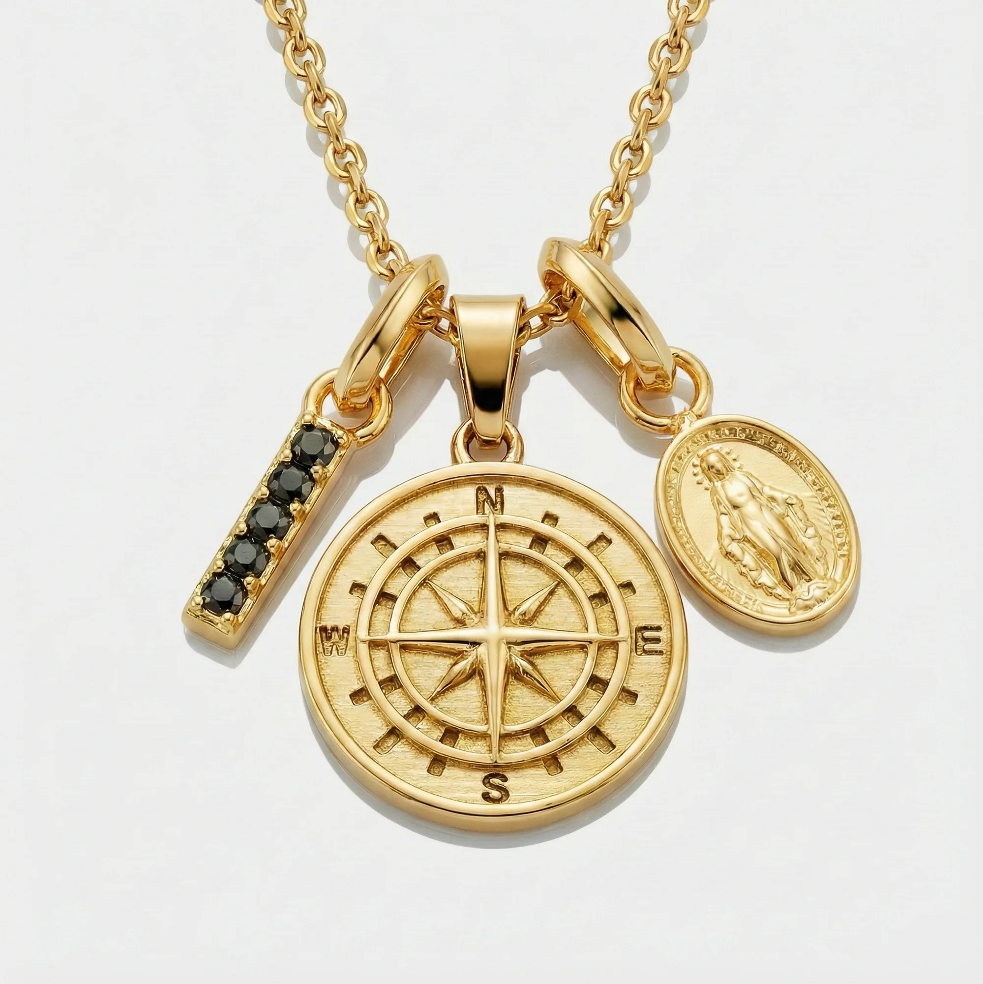 Build Your Own Pendant (Gold) | Onyx Stone - Image 6