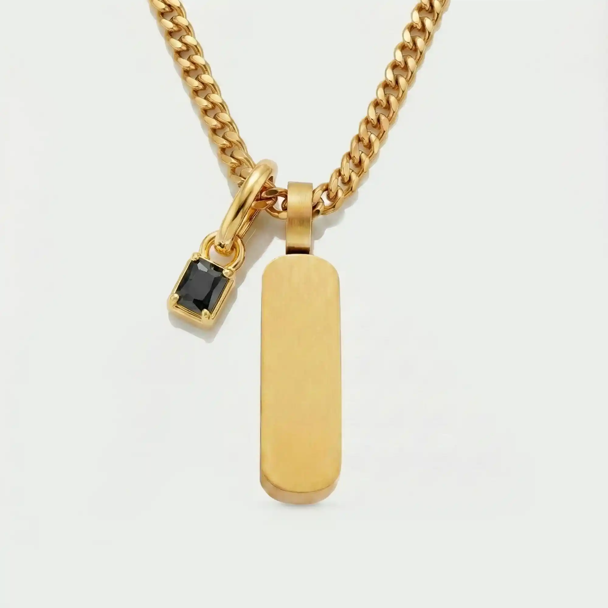 Build Your Own Pendant (Gold) | Onyx Stone - Image 61