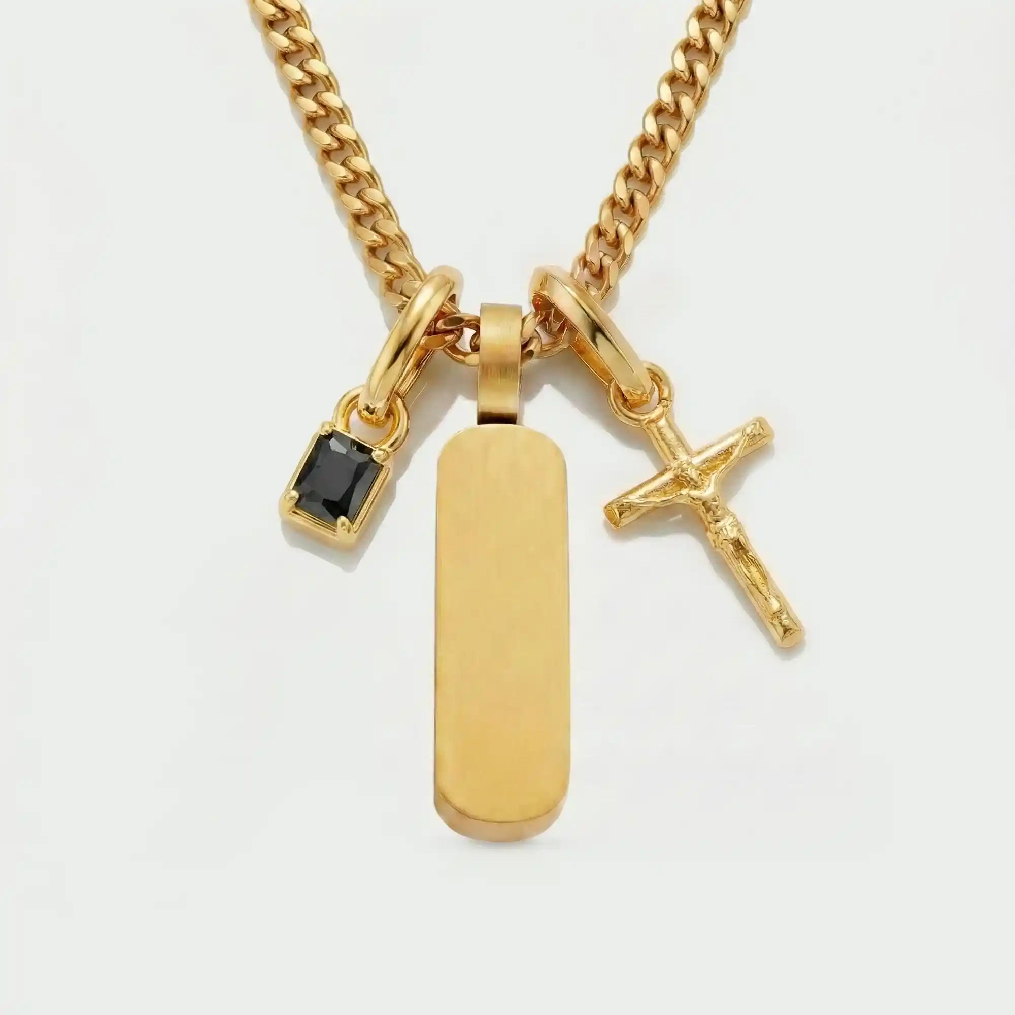 Build Your Own Pendant (Gold) | Onyx Stone - Image 62