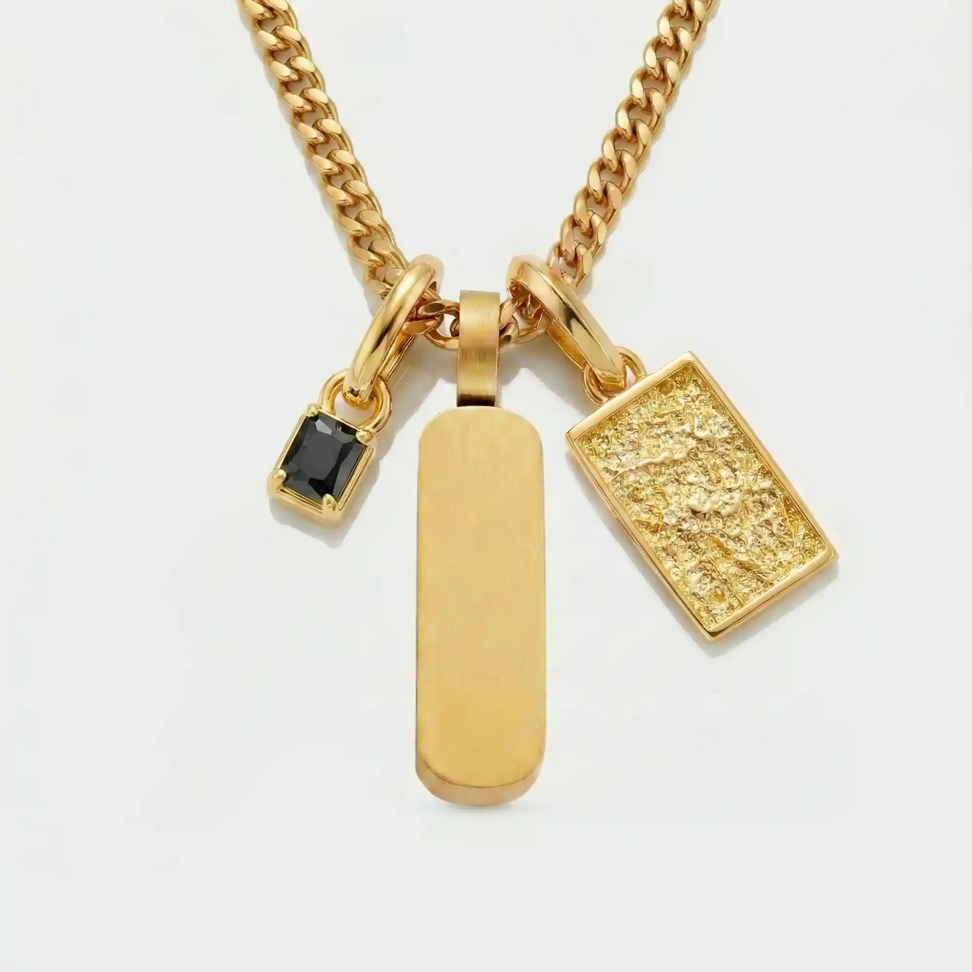 Build Your Own Pendant (Gold) | Onyx Stone - Image 63