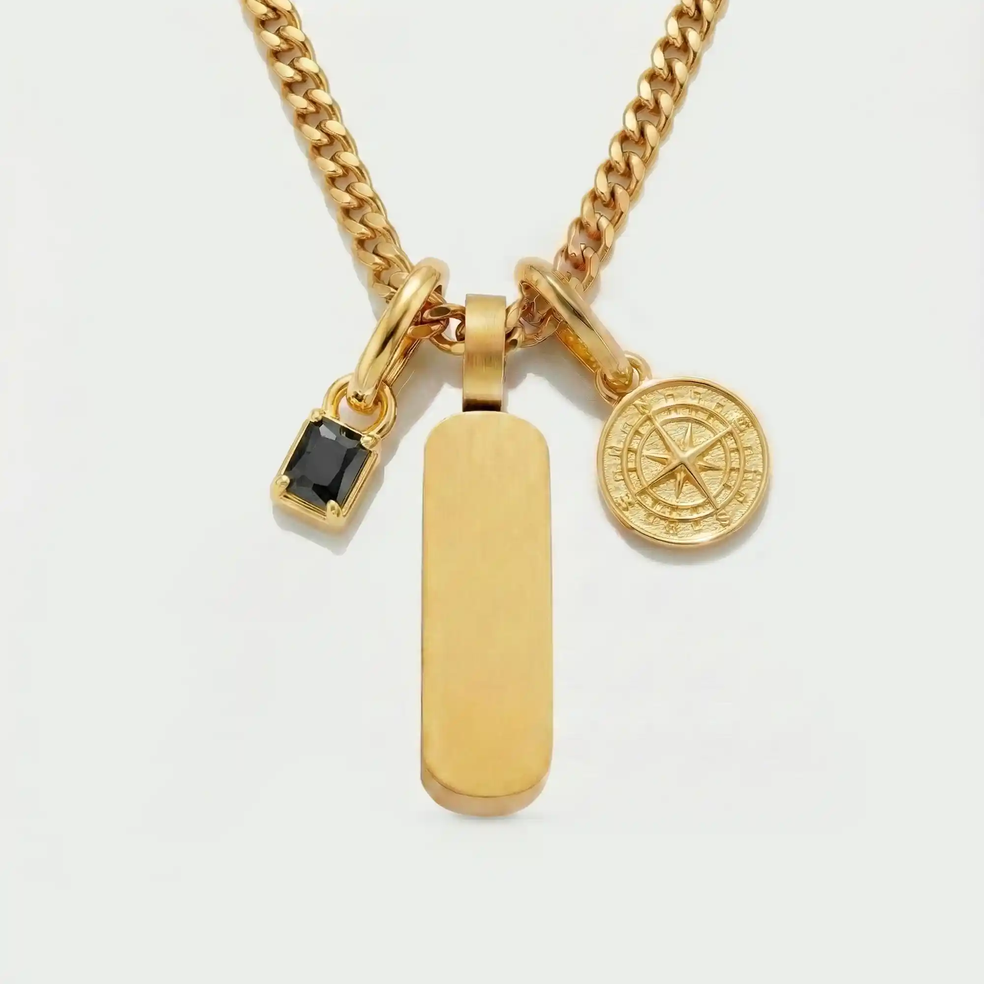 Build Your Own Pendant (Gold) | Onyx Stone - Image 65