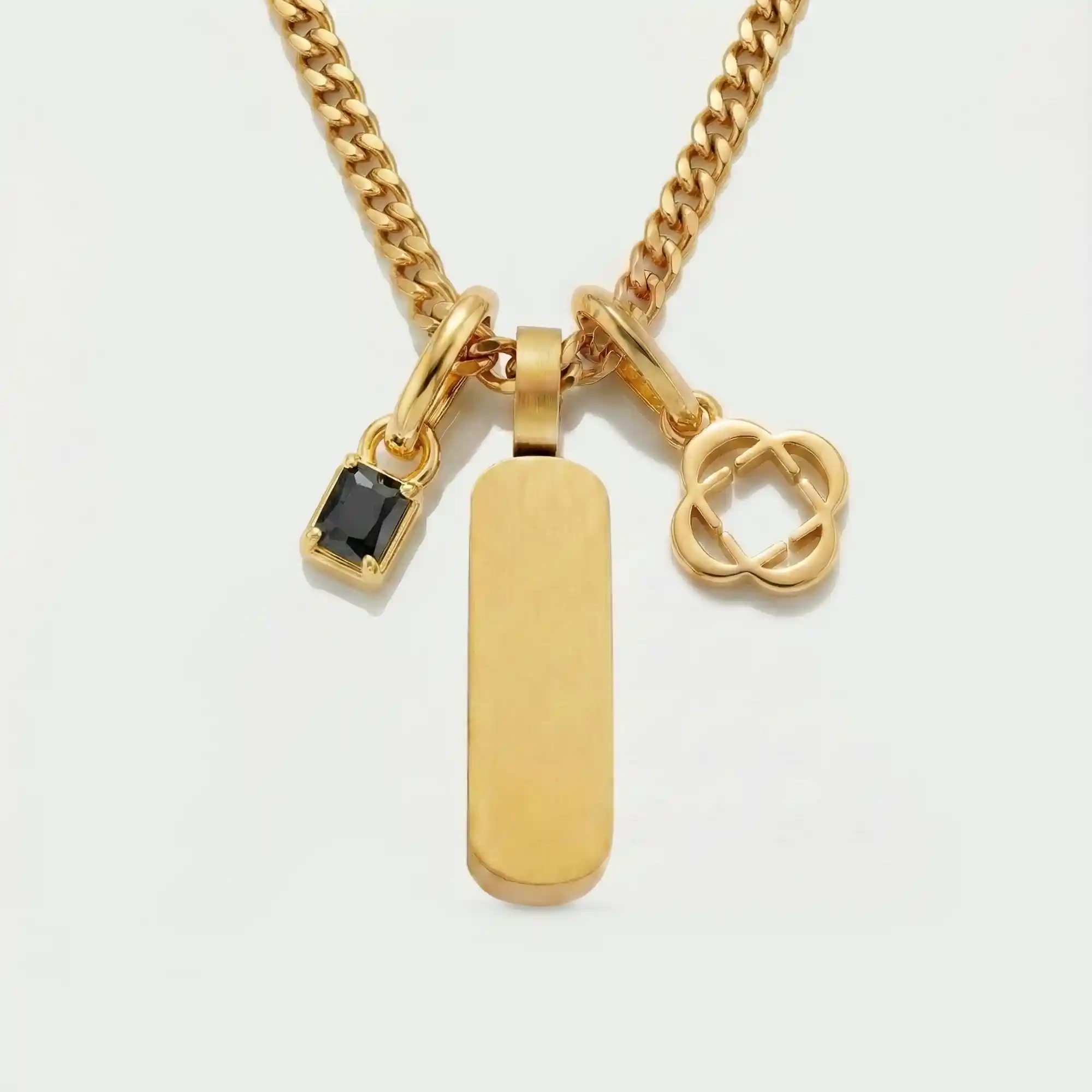 Build Your Own Pendant (Gold) | Onyx Stone - Image 66