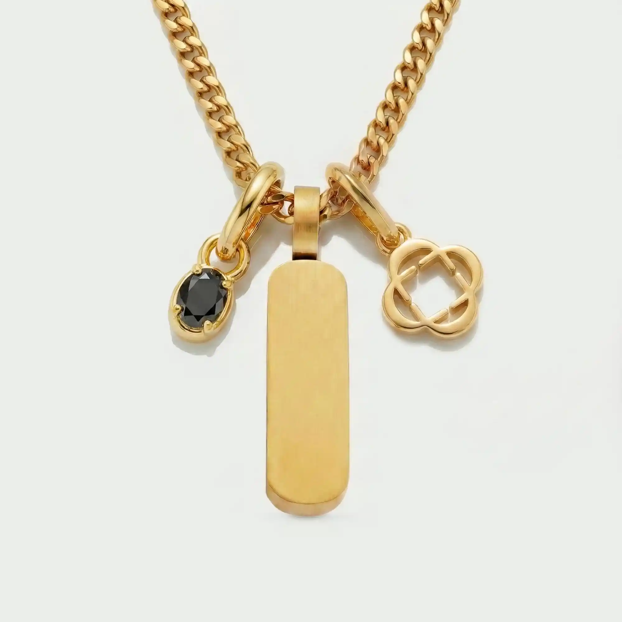 Build Your Own Pendant (Gold) | Onyx Stone - Image 72