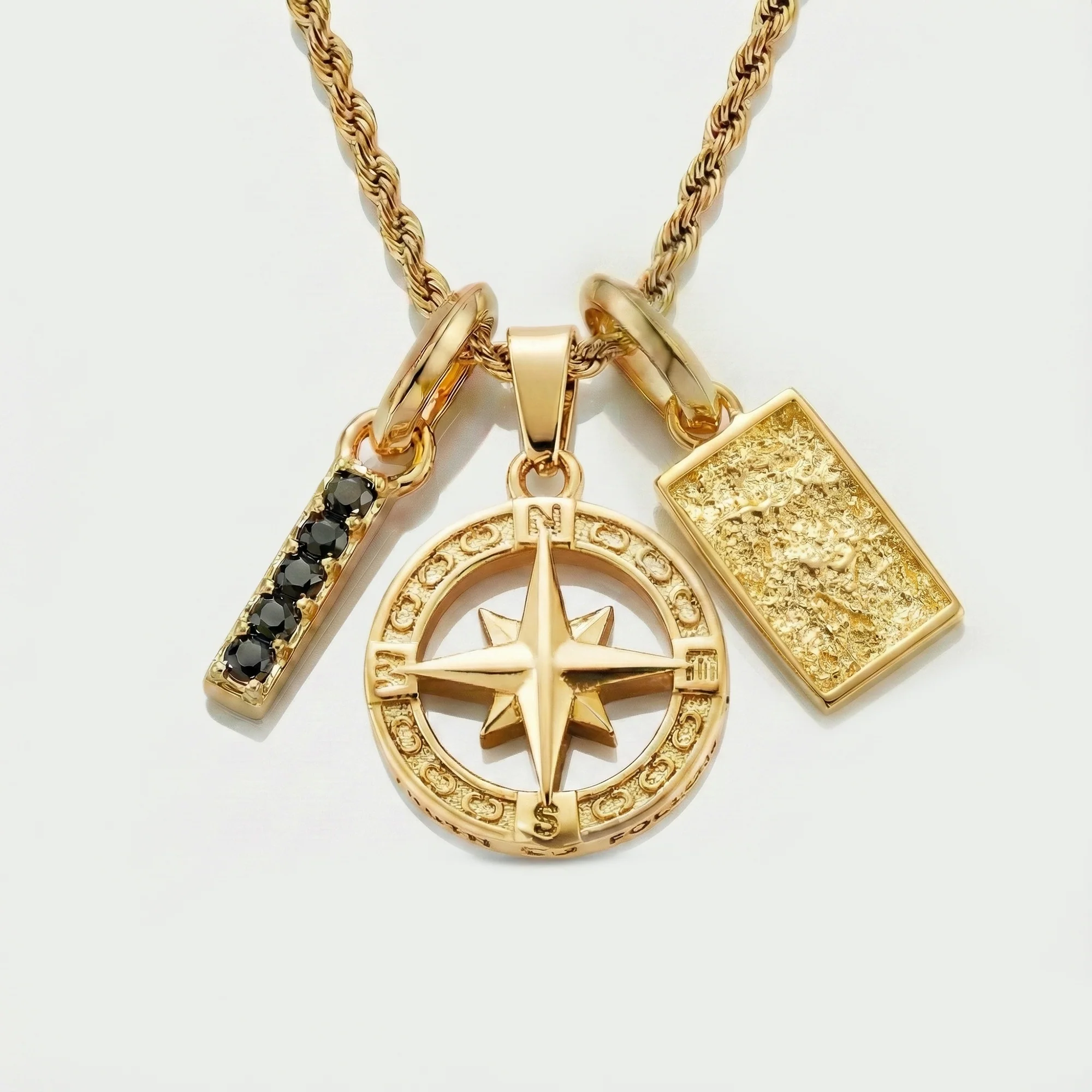 Build Your Own Pendant (Gold) | Onyx Stone - Image 75