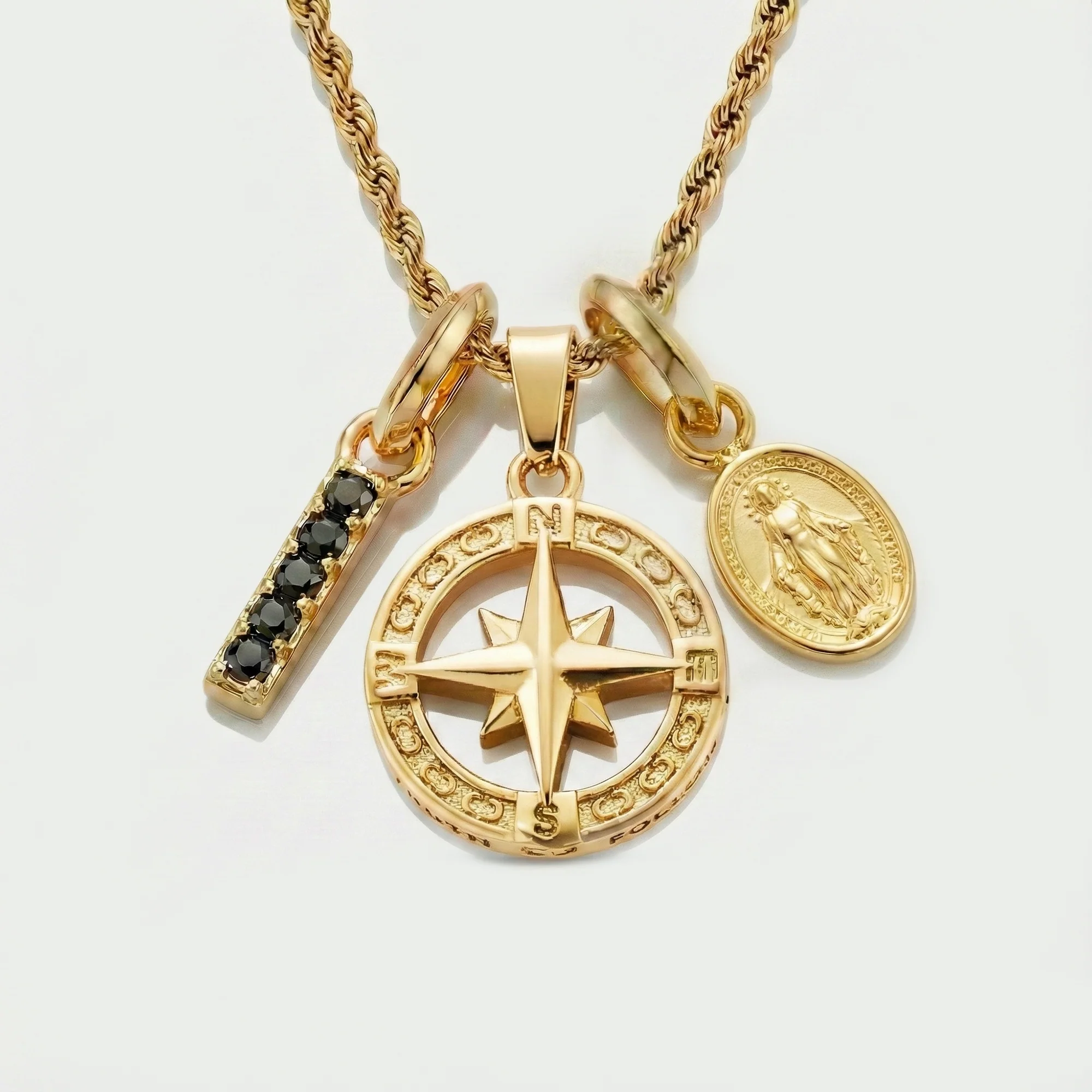 Build Your Own Pendant (Gold) | Onyx Stone - Image 76