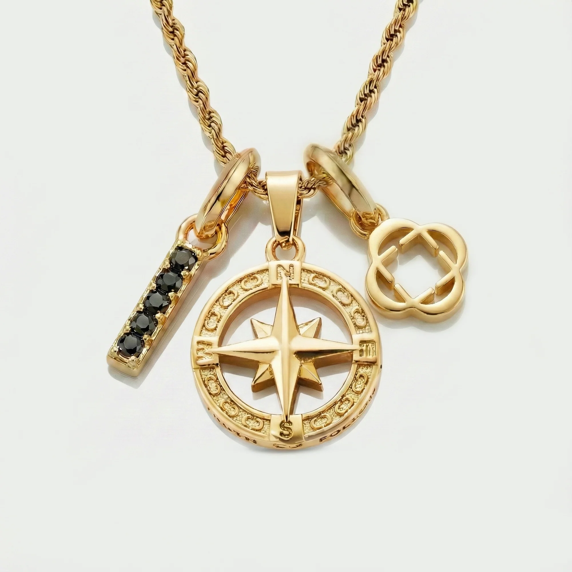 Build Your Own Pendant (Gold) | Onyx Stone - Image 78