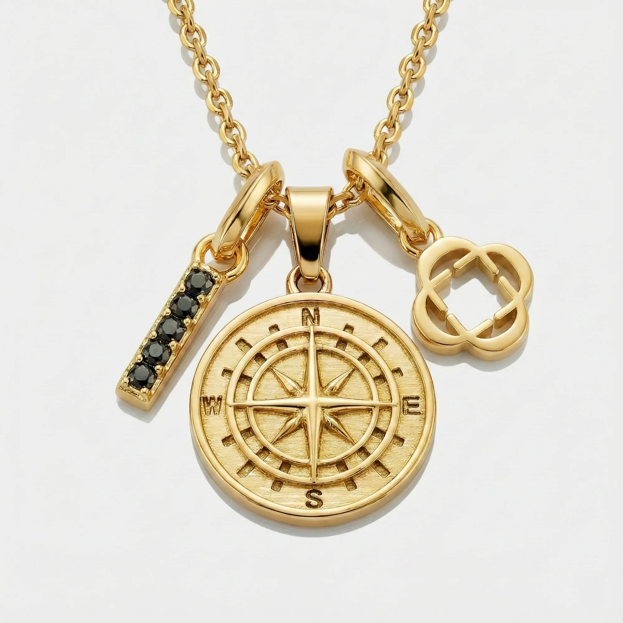 Build Your Own Pendant (Gold) | Onyx Stone - Image 8