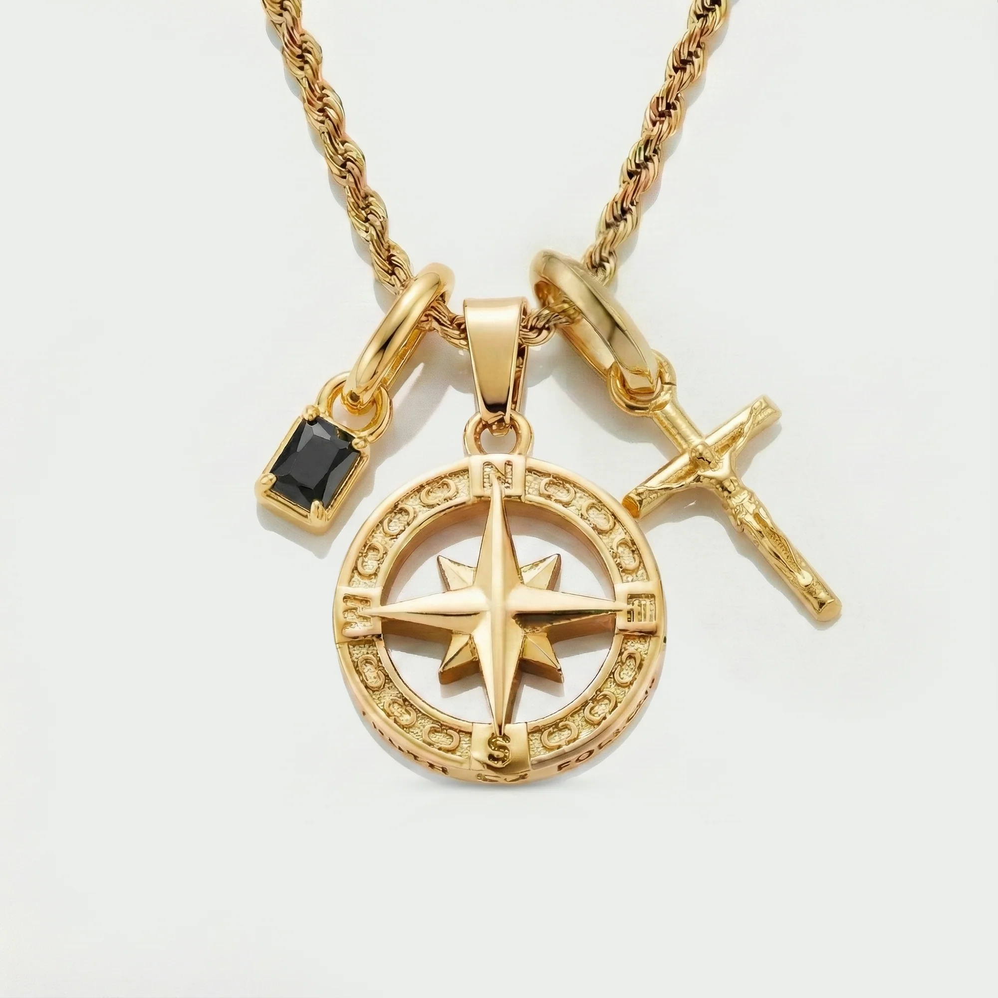 Build Your Own Pendant (Gold) | Onyx Stone - Image 80