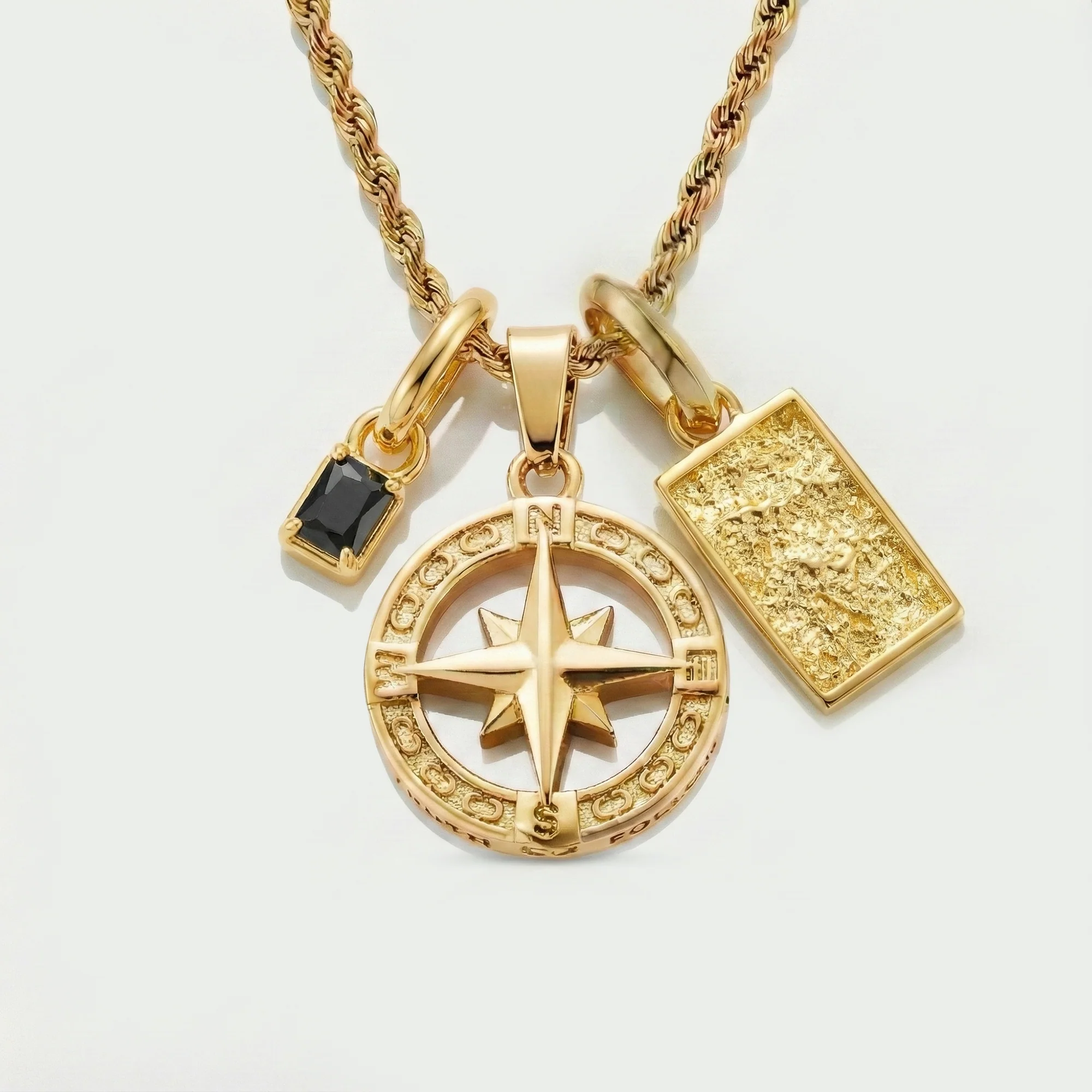 Build Your Own Pendant (Gold) | Onyx Stone - Image 81